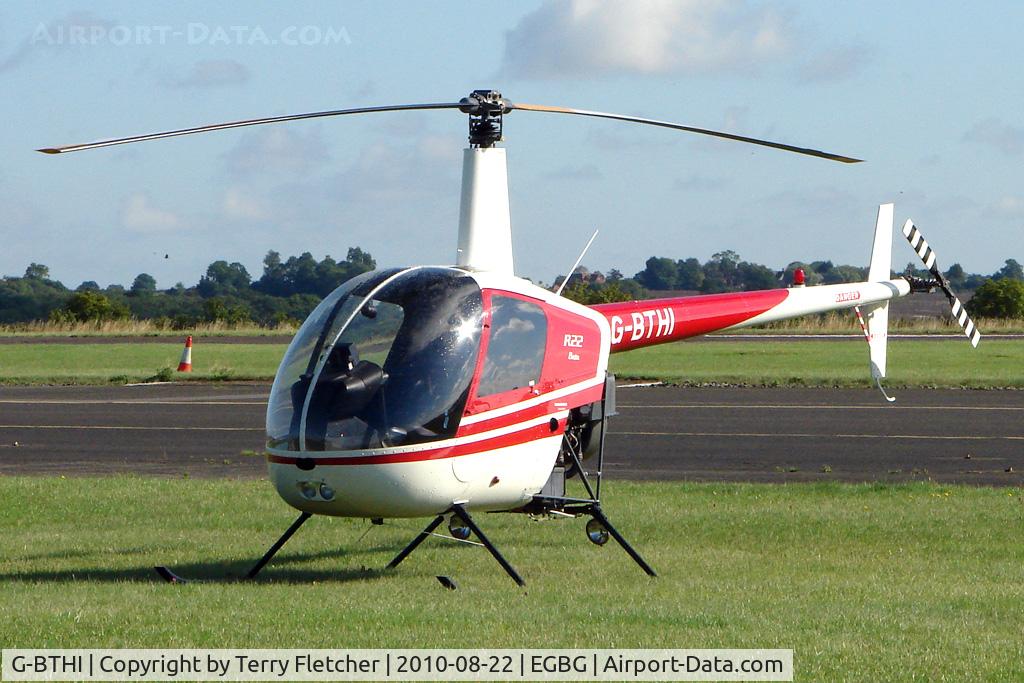 G-BTHI, 1991 Robinson R22 Beta C/N 1732, 1991 Robinson Helicopter Co Inc ROBINSON R22 BETA, c/n: 1732 outside Leicester Helicentre