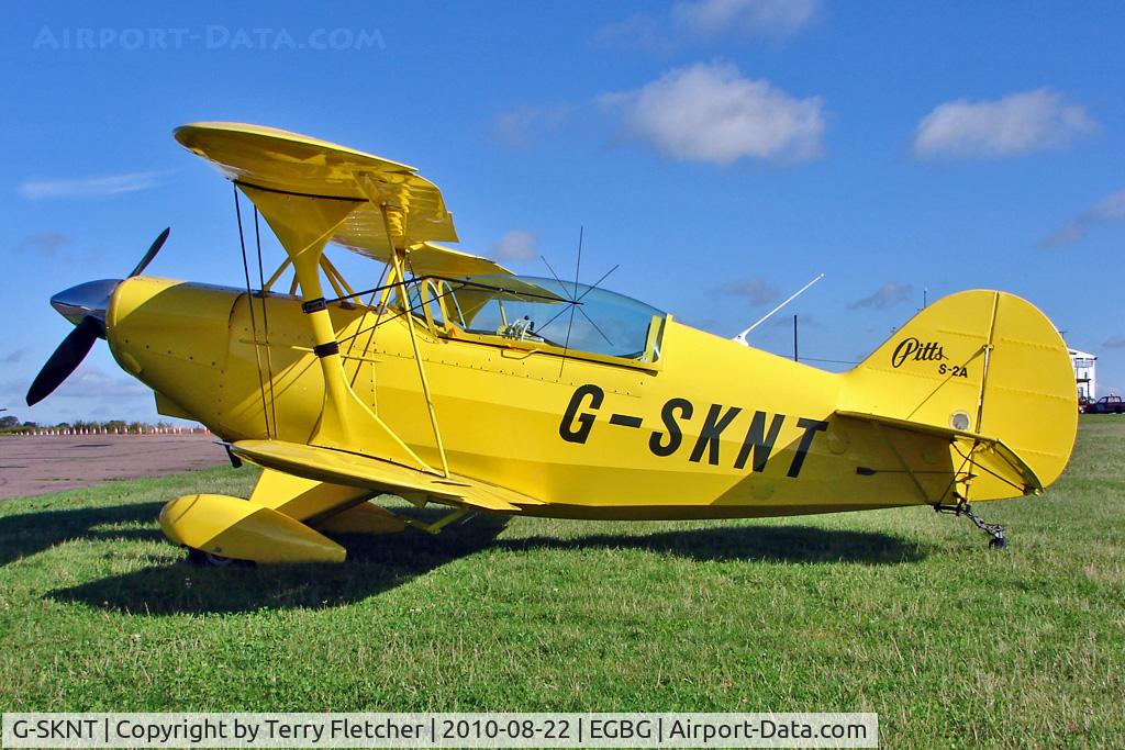 G-SKNT, 1973 Aerotek Pitts S-2A Special C/N 2048, 1973 Aerotek Inc PITTS S-2A, c/n: 2048 at Leicester