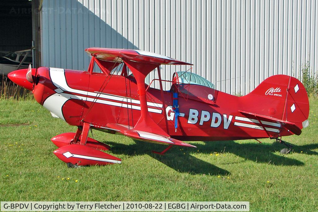 G-BPDV, 1970 Pitts S-1S Special C/N 27P, 1970 Pitts Ch PITTS S-1S, c/n: 27P at Leicester