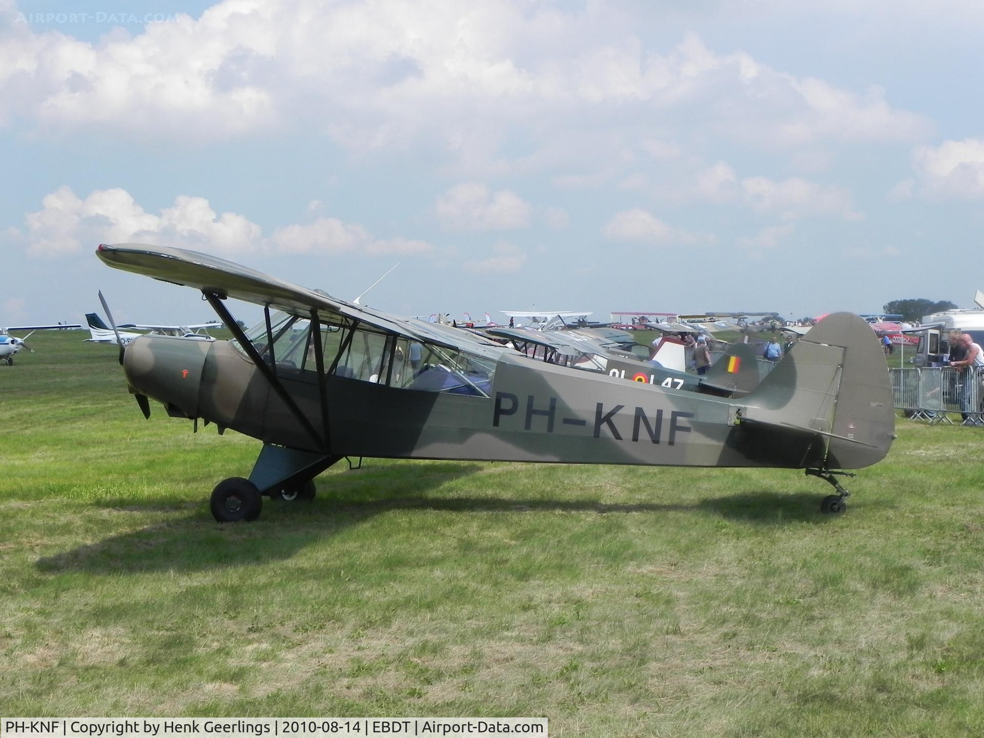 PH-KNF, 1954 Piper L-21B-135 Super Cub (PA-18-135) C/N 18-3826, Schaffen - Diest , Belgium. Oldtimer Fly- In August 2010