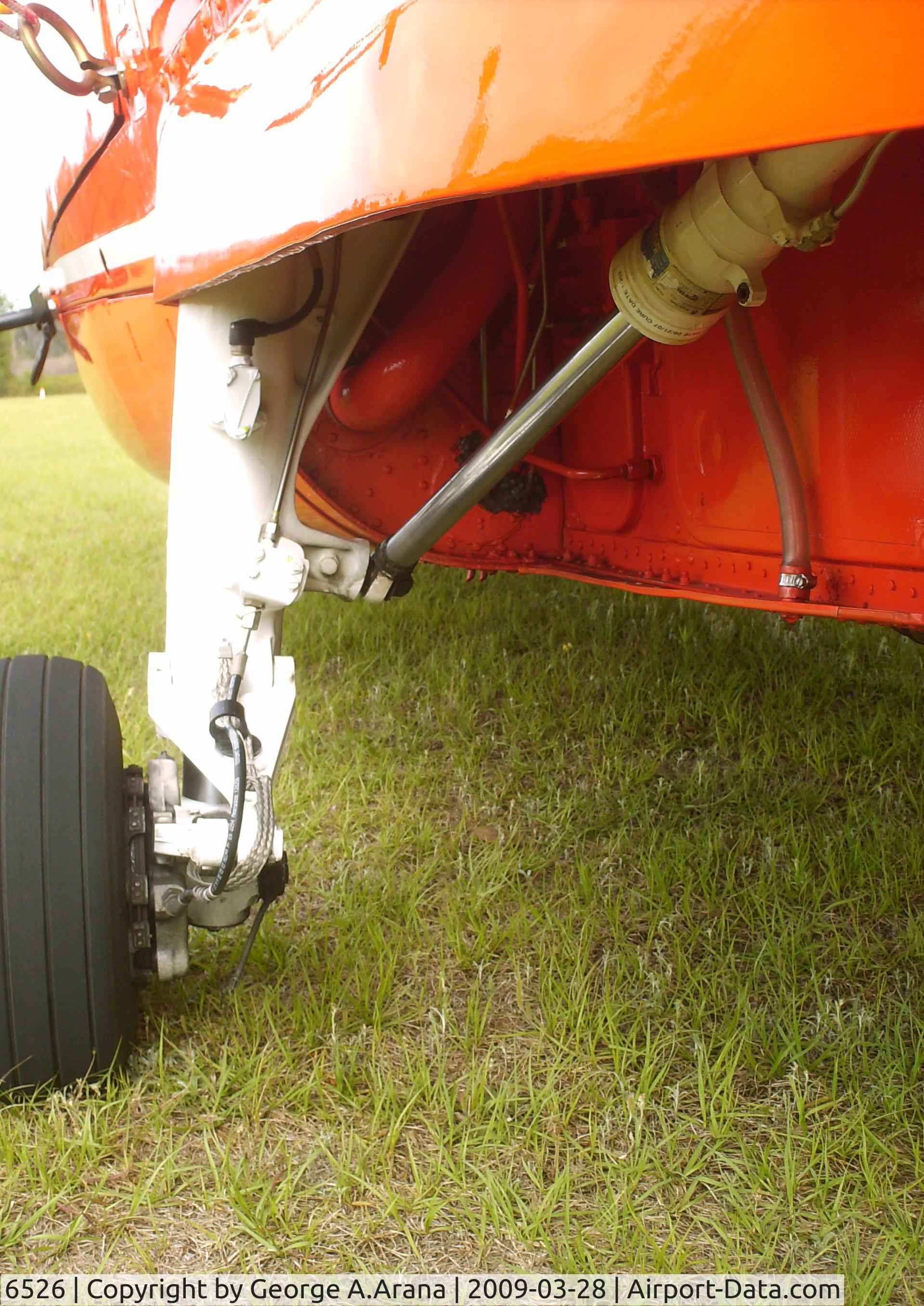 6526, Aerospatiale HH-65C Dolphin C/N 6044, Port main landing gear bay as viewed from the rear