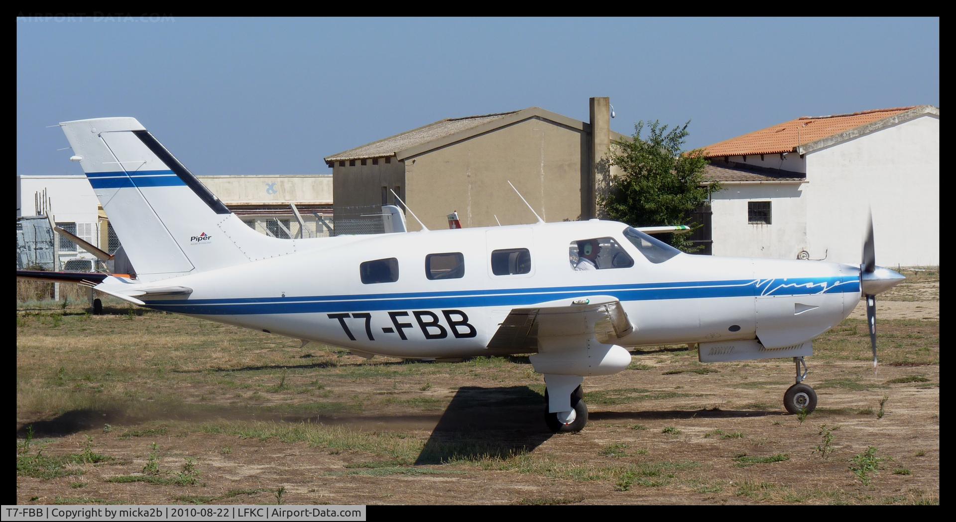 T7-FBB, 1999 Piper PA-46-350P Malibu Mirage C/N 4636189, Departure to 36 for Take Off.