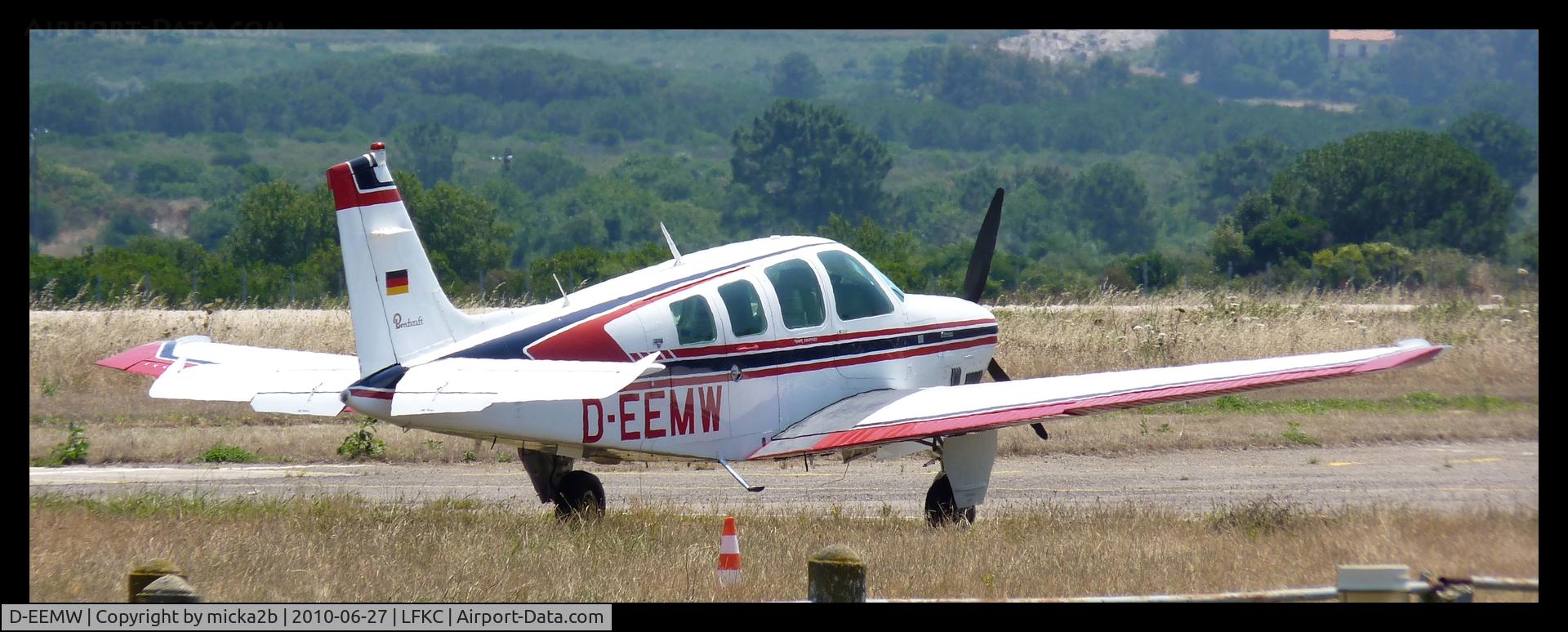 D-EEMW, Beech A36TC Bonanza 36 Bonanza 36 C/N EA-190, Parked.