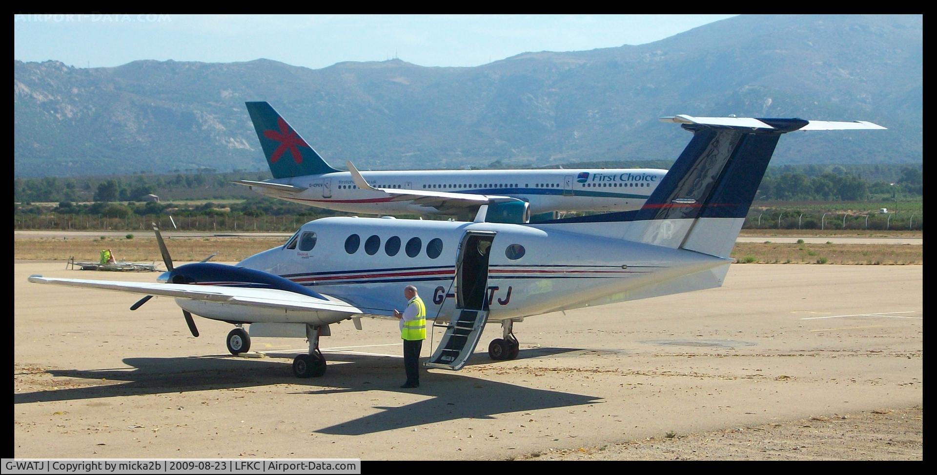 G-WATJ, 2007 Hawker Beechcraft B200GT King Air C/N BY-14, Parked.