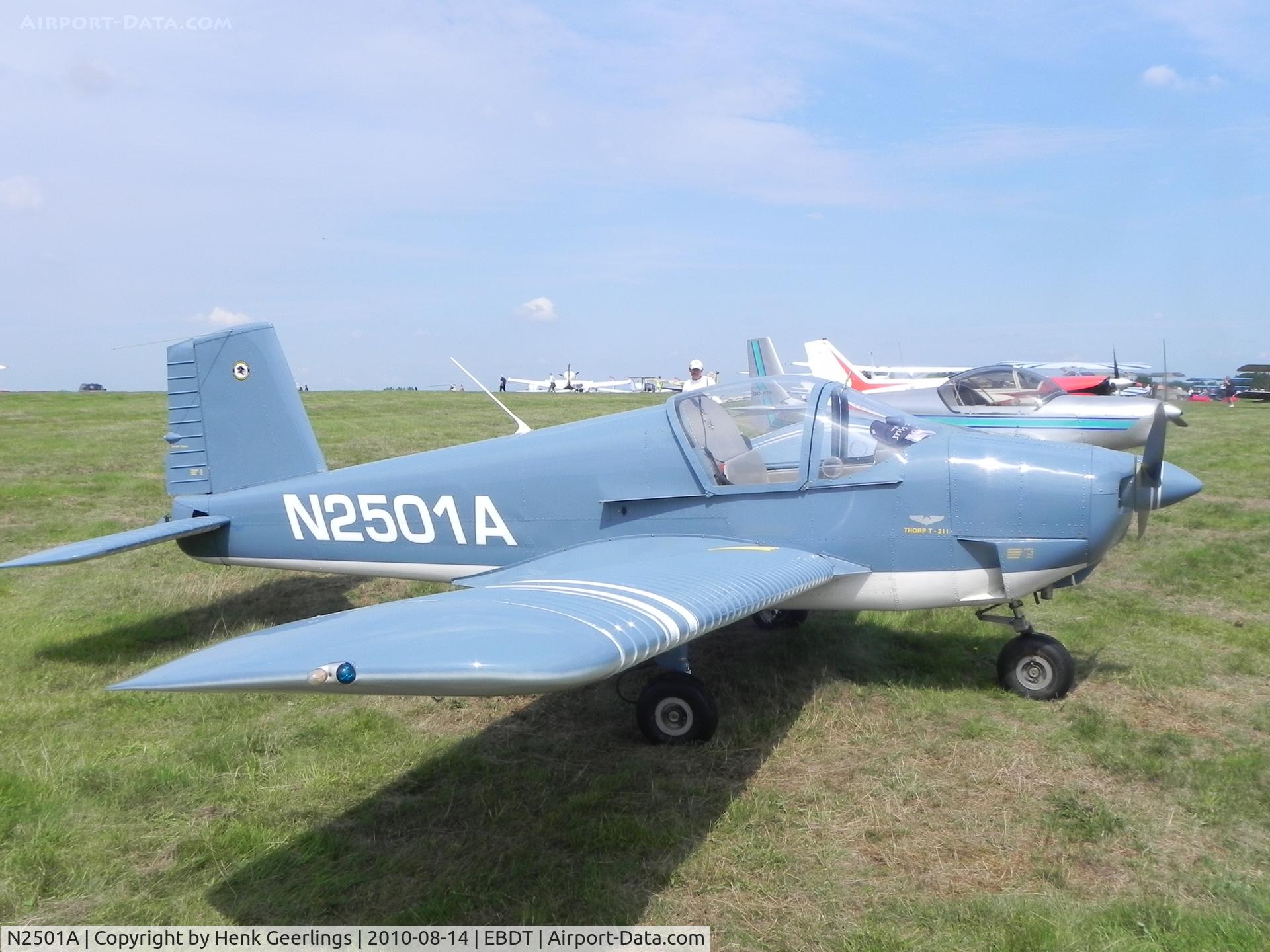 N2501A, 1991 Thorp T-211 Sky Skooter C/N 102, Schaffen - Diest , Belgium. Oldtimer Fly- In August 2010