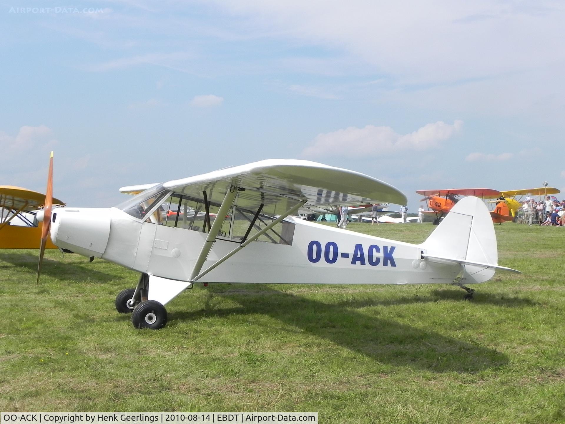 OO-ACK, Piper L-21A Super Cub (PA-18-125) C/N 18-3146, Schaffen - Diest , Belgium. Oldtimer Fly- In August 2010