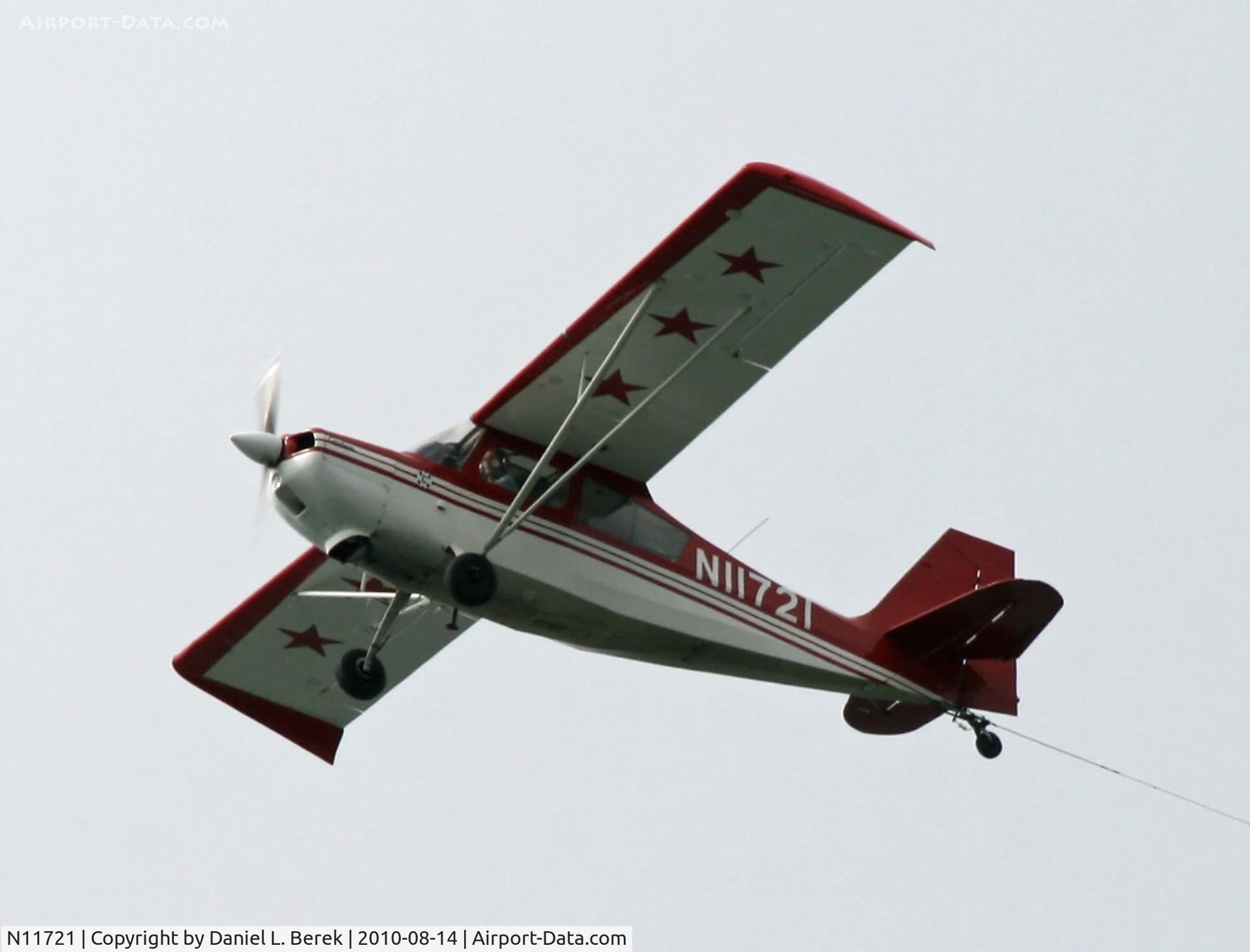 N11721, 1972 Bellanca 7KCAB Citabria C/N 320-72, This 1972 Citabria was towing a banner over the beautiful bay of Cape Cod.