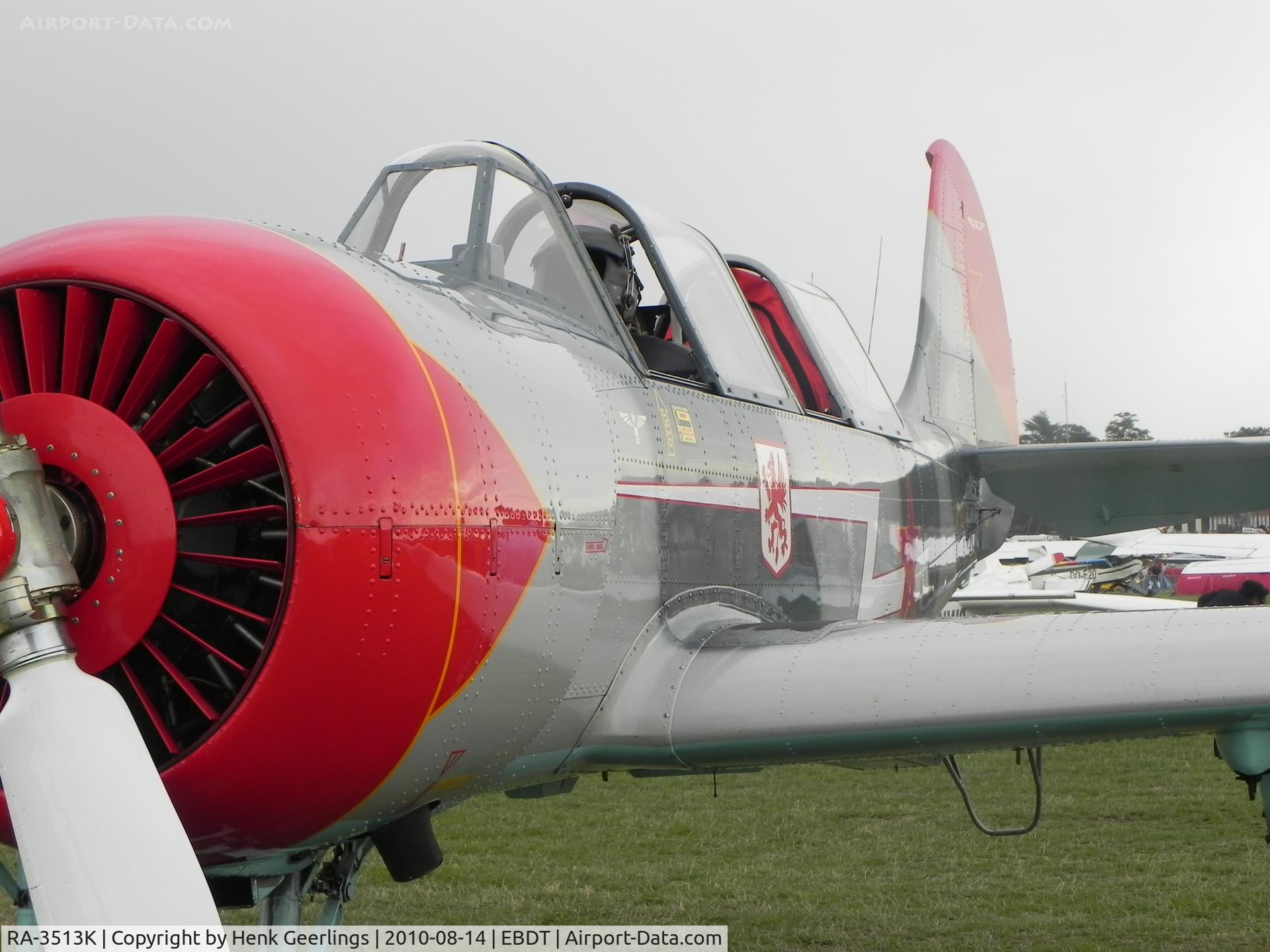 RA-3513K, 1989 Bacau Yak-52 C/N 899714, Schaffen - Diest , Belgium. Oldtimer Fly- In August 2010