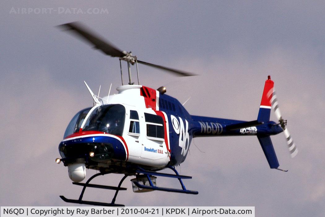 N6QD, 1992 Bell 206B C/N 4247, Bell 206B3 Jet Ranger III [4247] Atlanta-Dekalb Peachtree~N  21/04/2010.