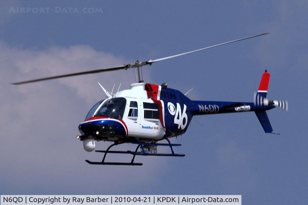 N6QD, 1992 Bell 206B C/N 4247, Bell 206B3 Jet Ranger III [4247] Atlanta-Dekalb Peachtree~N  21/04/2010.