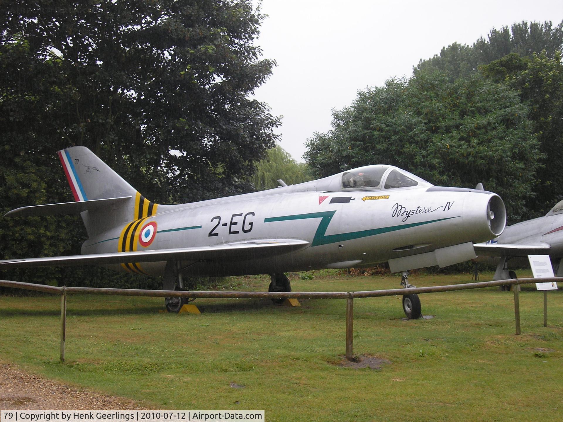 79, Dassault Mystere IVA C/N 79, Norfolk & Suffolk Aviation Museum, Flixton , UK  July 2010