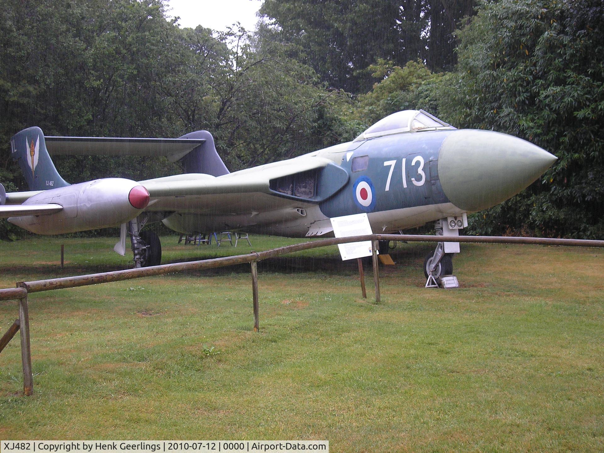 XJ482, 1958 De Havilland DH-110 Sea Vixen FAW.1 C/N 10009, Norfolk & Suffolk Aviation Museum, Flixton , UK July 2010