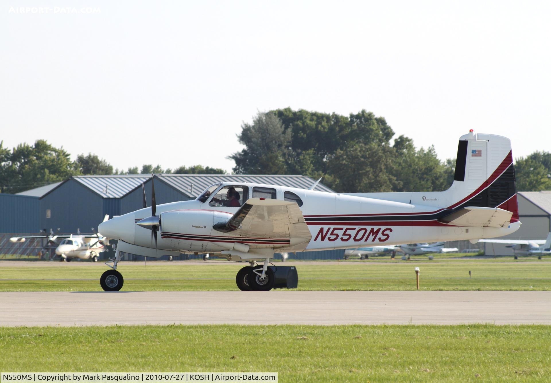 N550MS, 1960 Beech D50C Twin Bonanza C/N DH-276, Beech D50C
