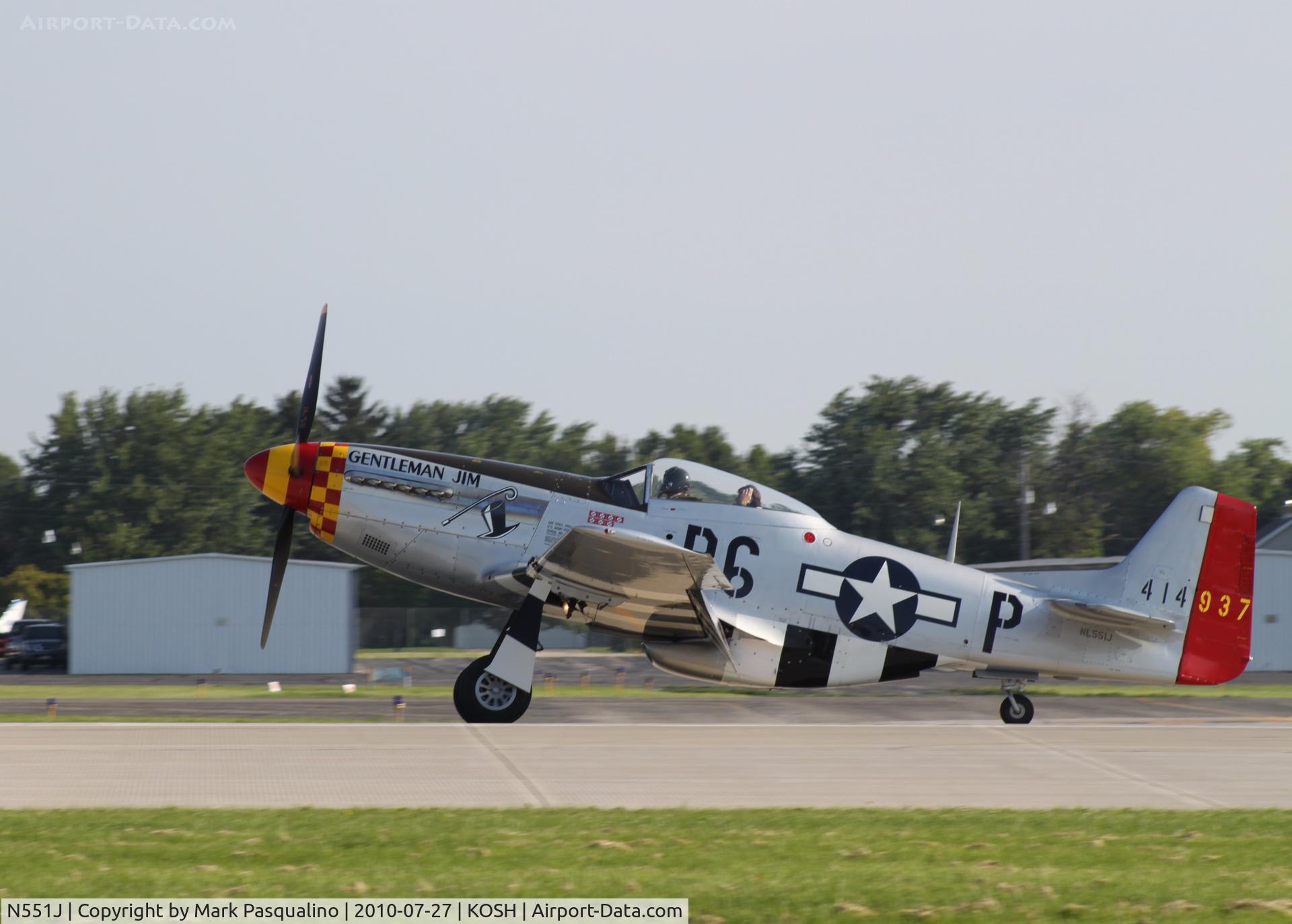 N551J, 1957 North American P-51D Mustang C/N 44-74230, North American P-51D