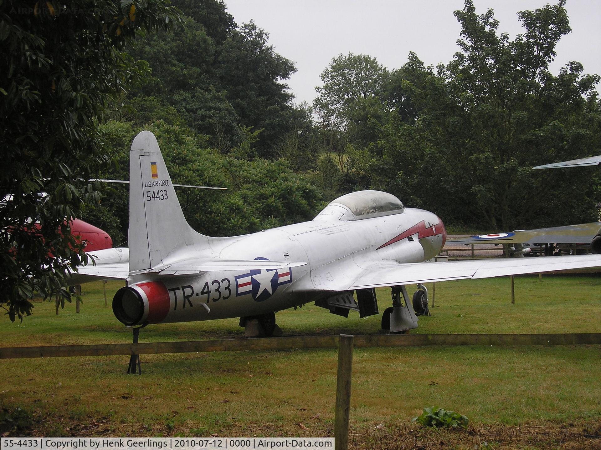 55-4433, 1956 Lockheed T-33A Shooting Star C/N 580-9877, Norfolk & Suffolk Aviation Museum, Flixton , UK July 2010
