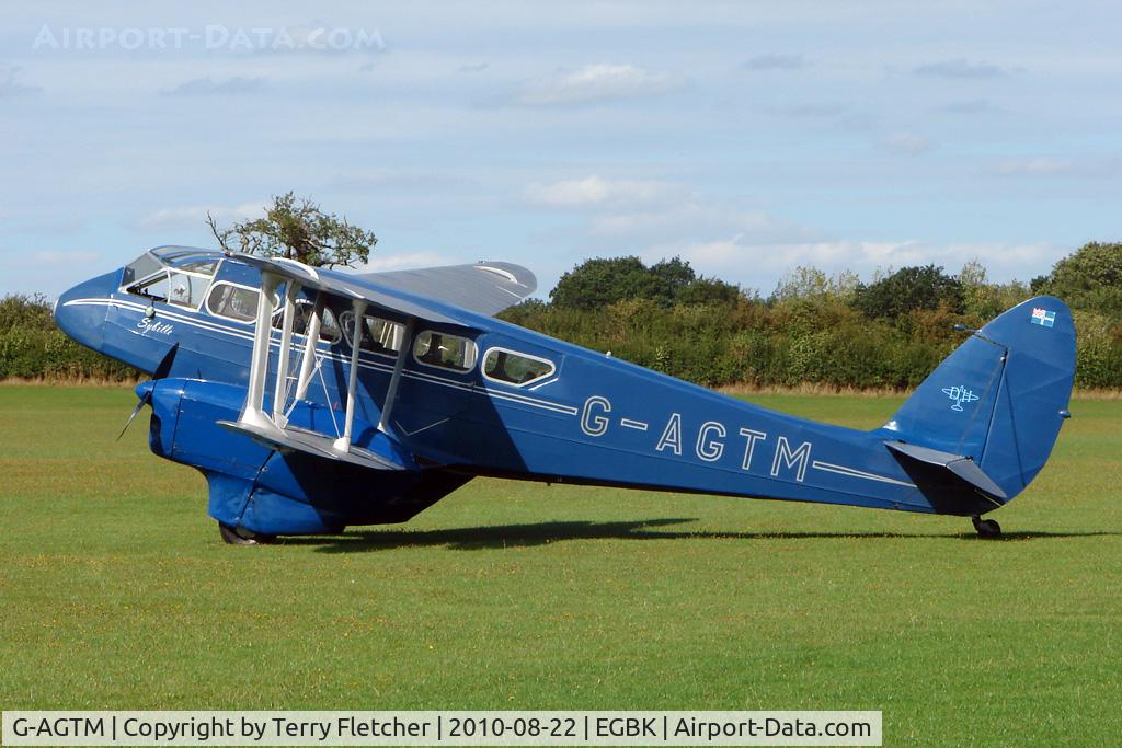 G-AGTM, 1944 De Havilland DH-89A Dominie/Dragon Rapide C/N 6746, 1944 Brush Coachworks Ltd DH89A RAPIDE 6, c/n: 6746 doing pleasure flights at 2010 Sywell Airshow