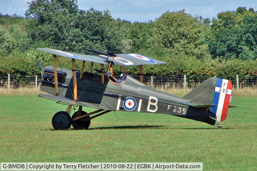 G-BMDB, 1988 Royal Aircraft Factory SE-5A Replica C/N PFA 020-10931, 1988 Biggs D REPLICA SE5A, c/n: PFA 020-10931 wearing marks F235 at 2010 Sywell Airshow