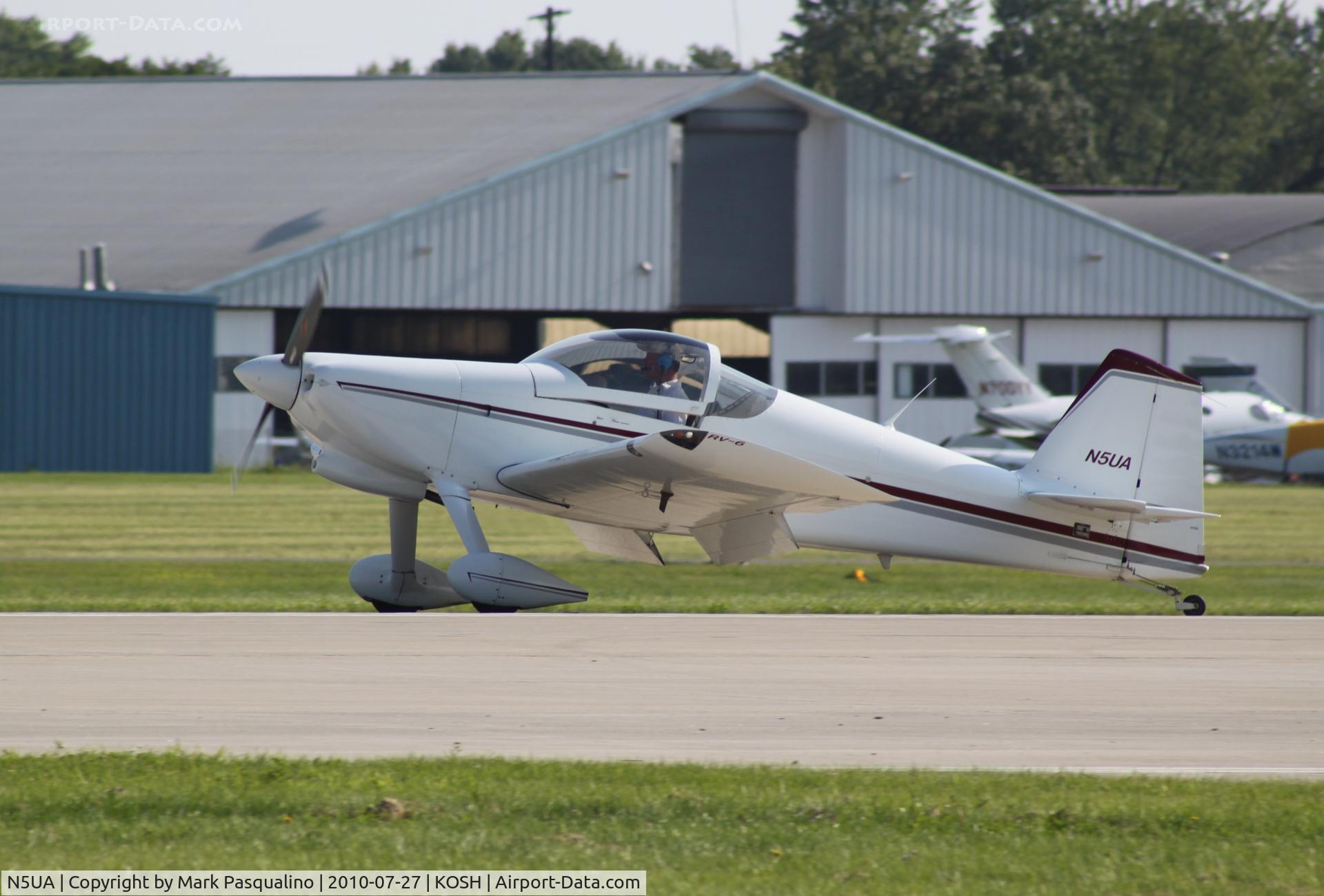 N5UA, 2001 Vans RV-6 C/N 25103, RV-6