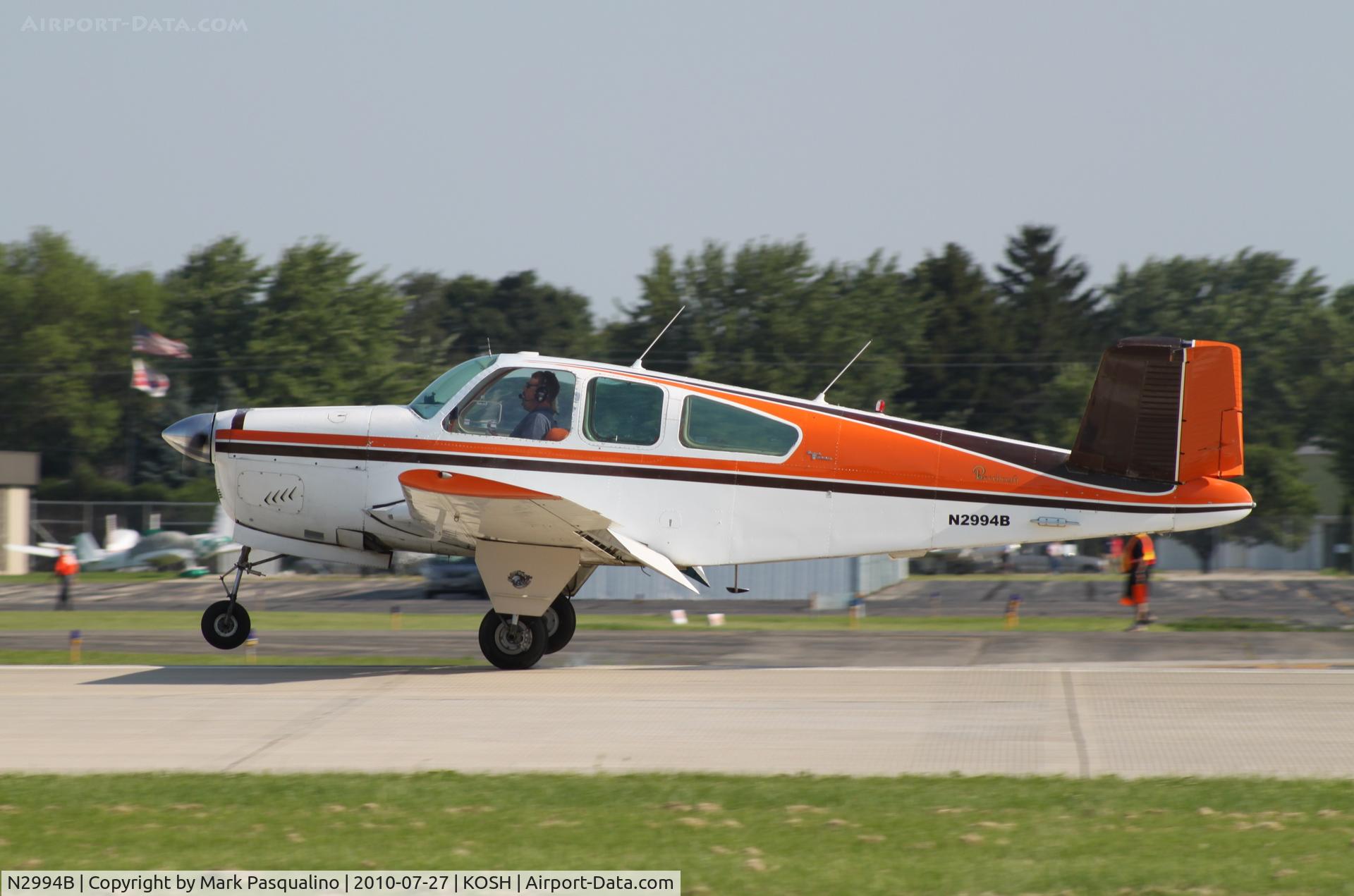 N2994B, 1953 Beech D35 C/N D-3632, Beech D35