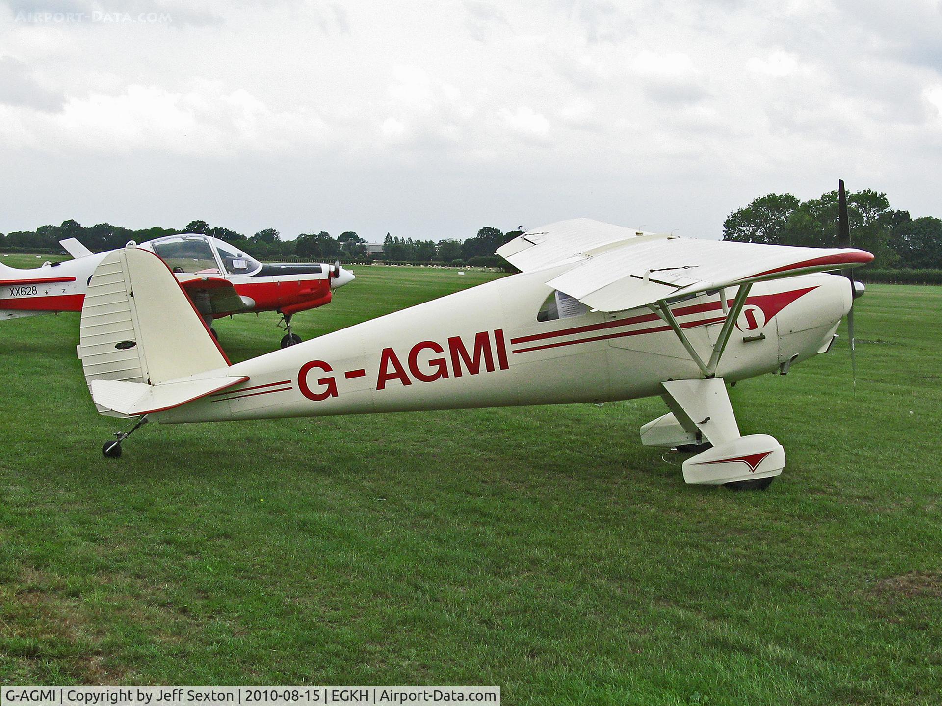 G-AGMI, 1941 Luscombe 8E Silvaire C/N 1569, Static Display at Headcorn Military Vehicle  and Vintage Aircraft Weekend