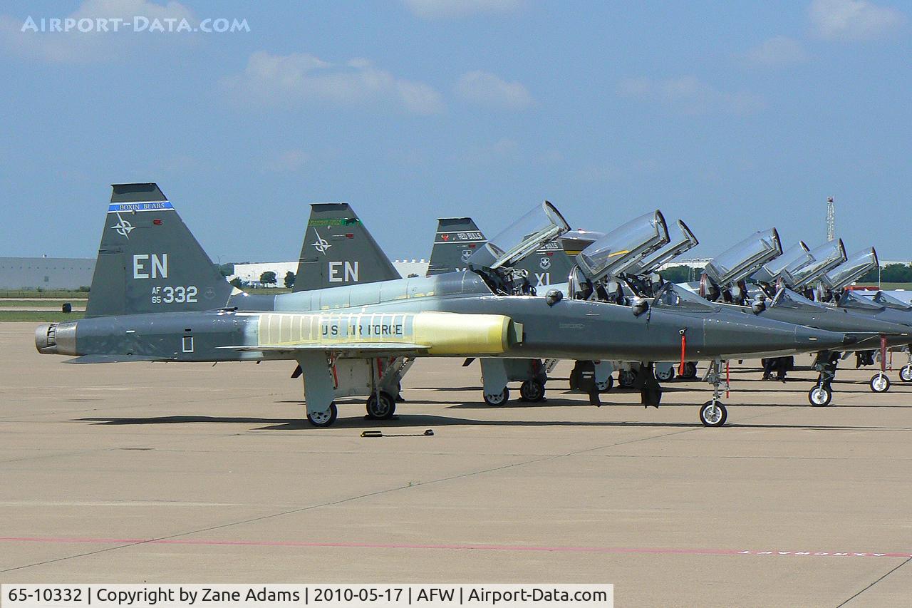 65-10332, 1965 Northrop T-38A-65-NO Talon C/N N.5751, At Alliance Airport, Fort Worth, TX