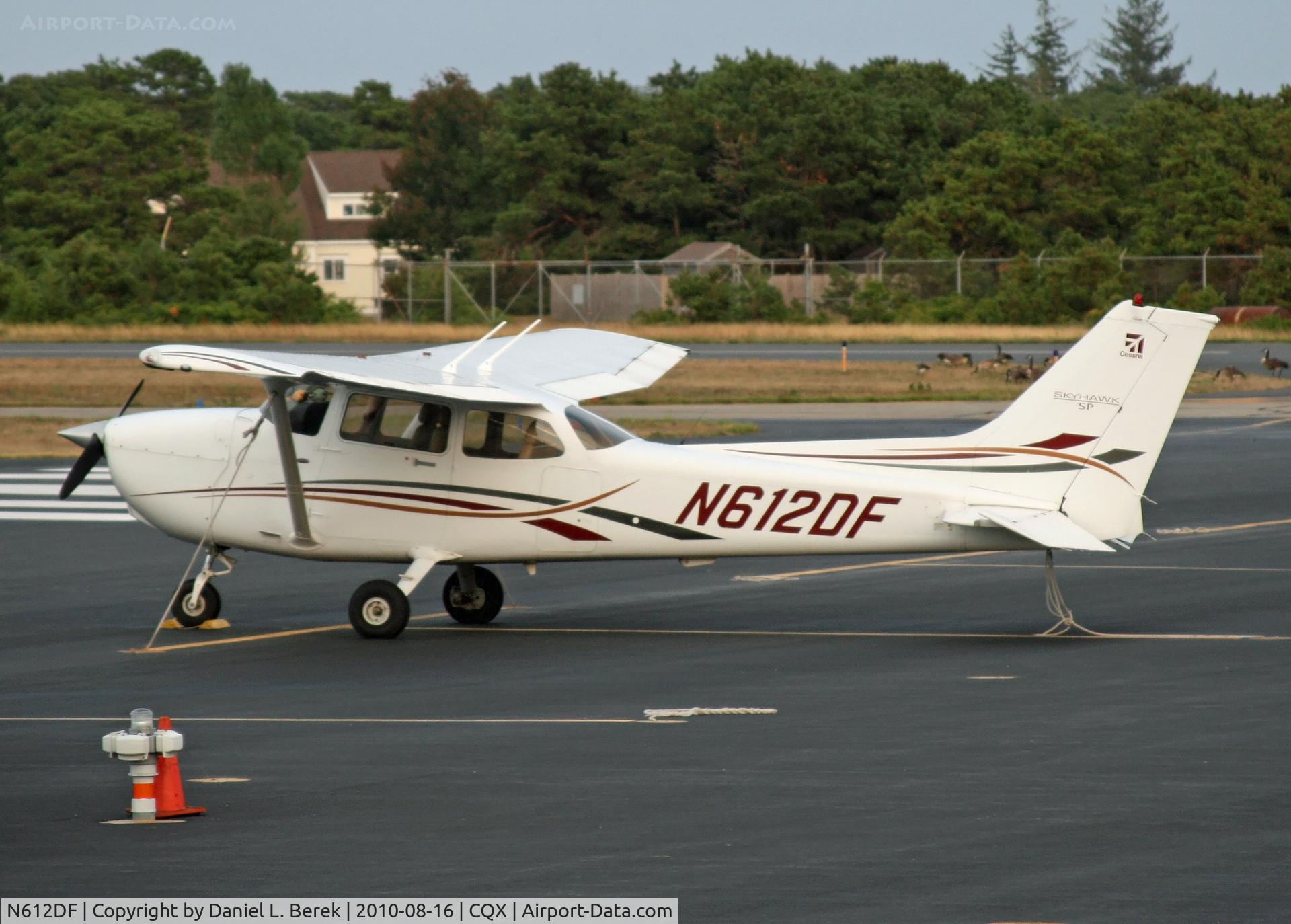 N612DF, 2006 Cessna 172S C/N 172S10201, The last time I saw this aircraft, she was flying high over the Hudson River in New York City.  Now I find her at a quiet little airport on Cape Cod.
