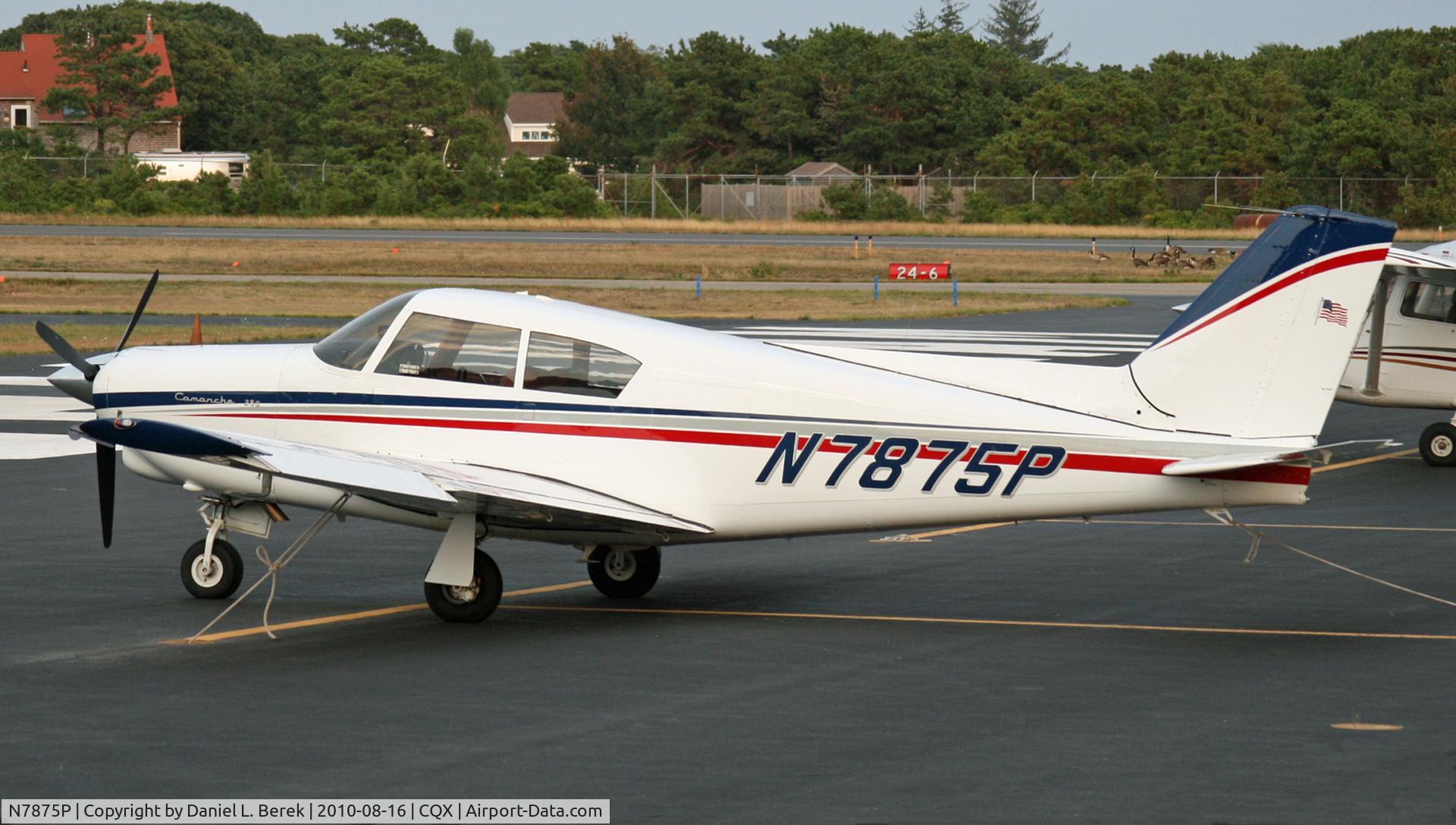 N7875P, 1962 Piper PA-24-250 Comanche C/N 24-3101, For an airplane nearing its half-century birthday (1962), this example looks extremely well cared for.