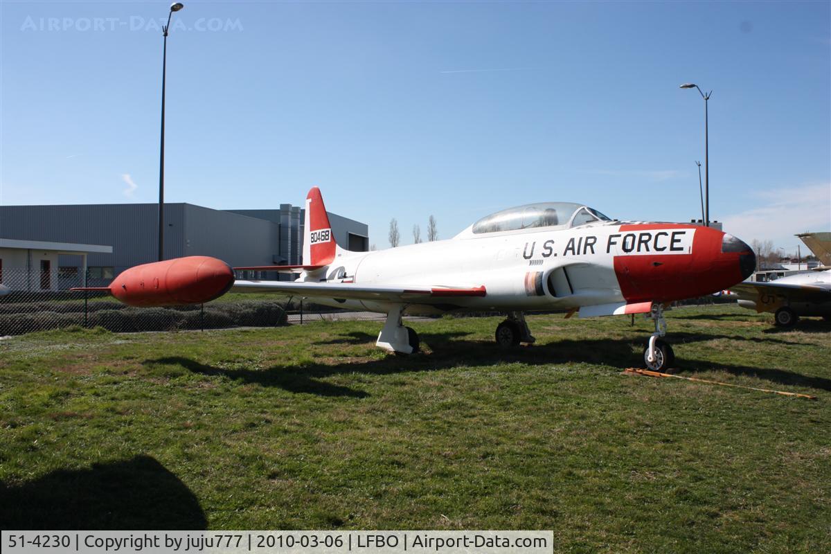 51-4230, 1951 Lockheed T-33A Shooting Star C/N 580-5524, on display at Ailes Anciennes Toulouse
