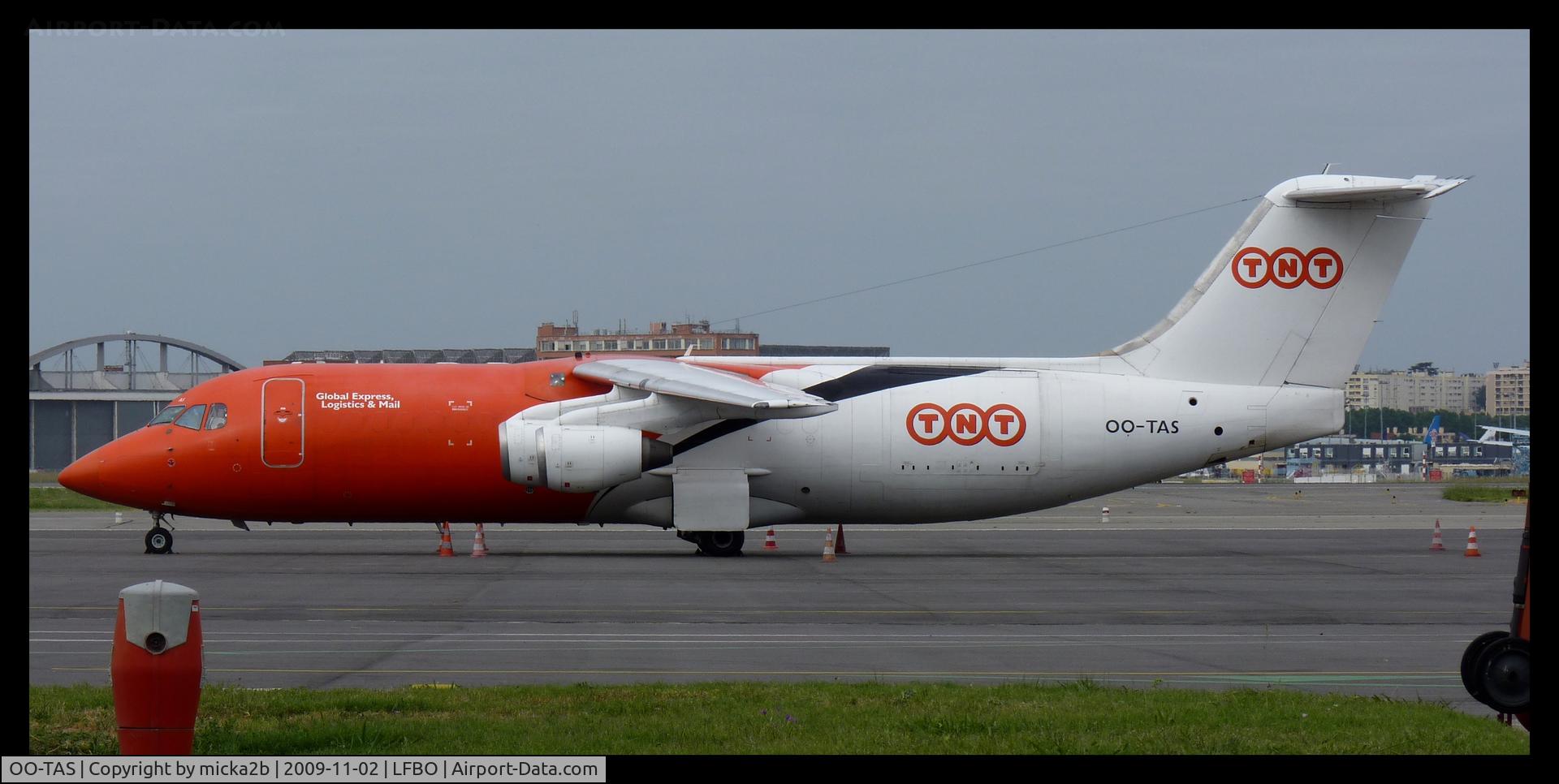 OO-TAS, 1990 British Aerospace BAe.146-300 C/N E3154, Parked.