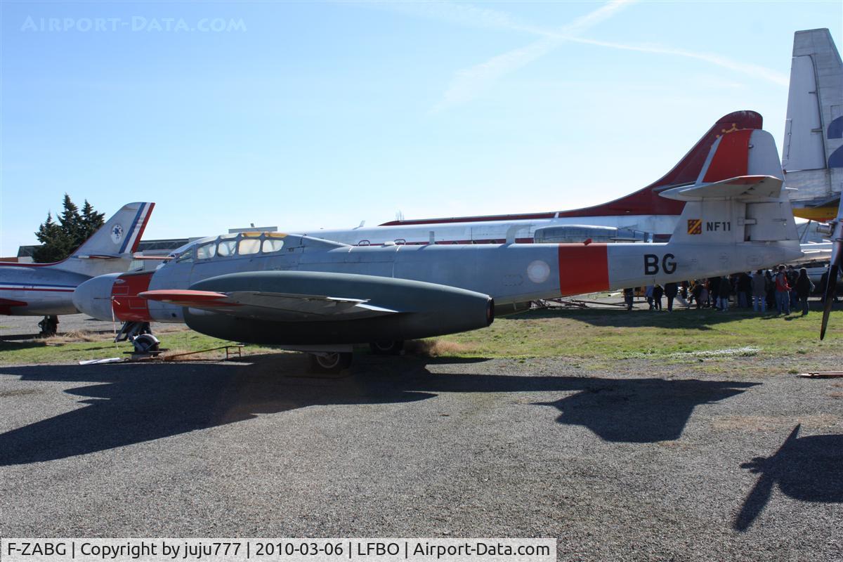 F-ZABG, Gloster Meteor NF.11 C/N Not found F-ZABG, on display at Ailes Anciennes Toulouse, ex French Air Force NF-11-8