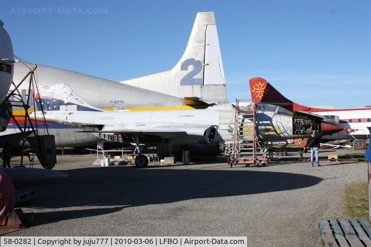 58-0282, 1958 McDonnell F-101B-105-MC Voodoo C/N 654, on display at Ailes Anciennes Toulouse