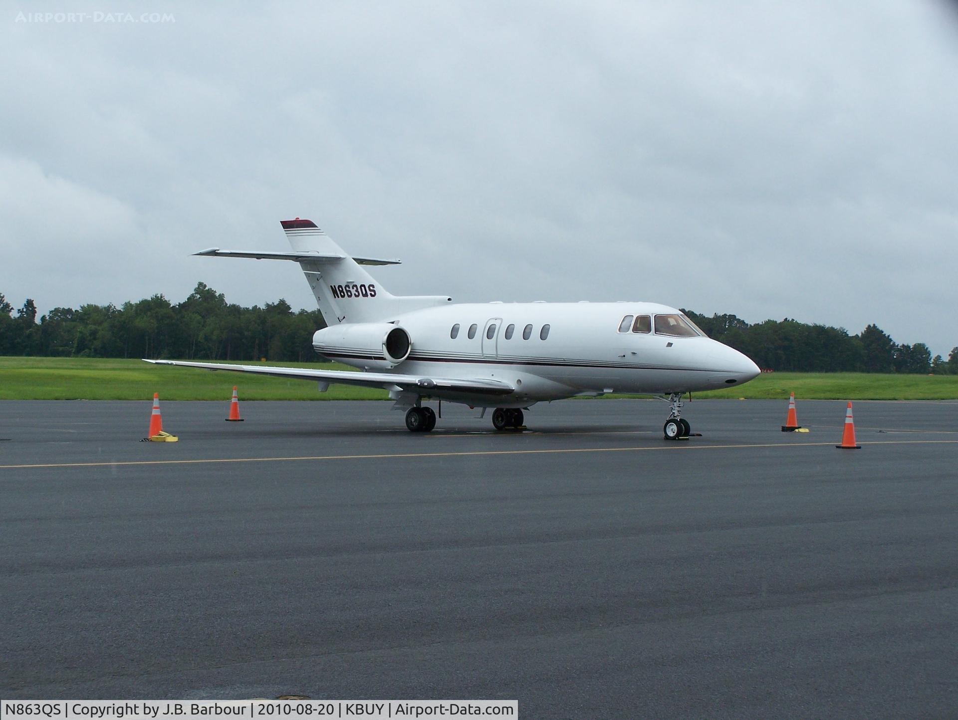 N863QS, 2000 Raytheon Hawker 800XP C/N 258463, N/A