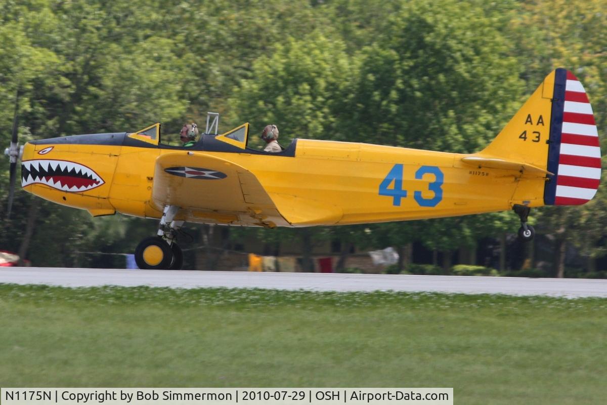 N1175N, Fairchild M-62A-3 Cornell II C/N FT635, Departing Airventure 2010 - Oshkosh, Wisconsin