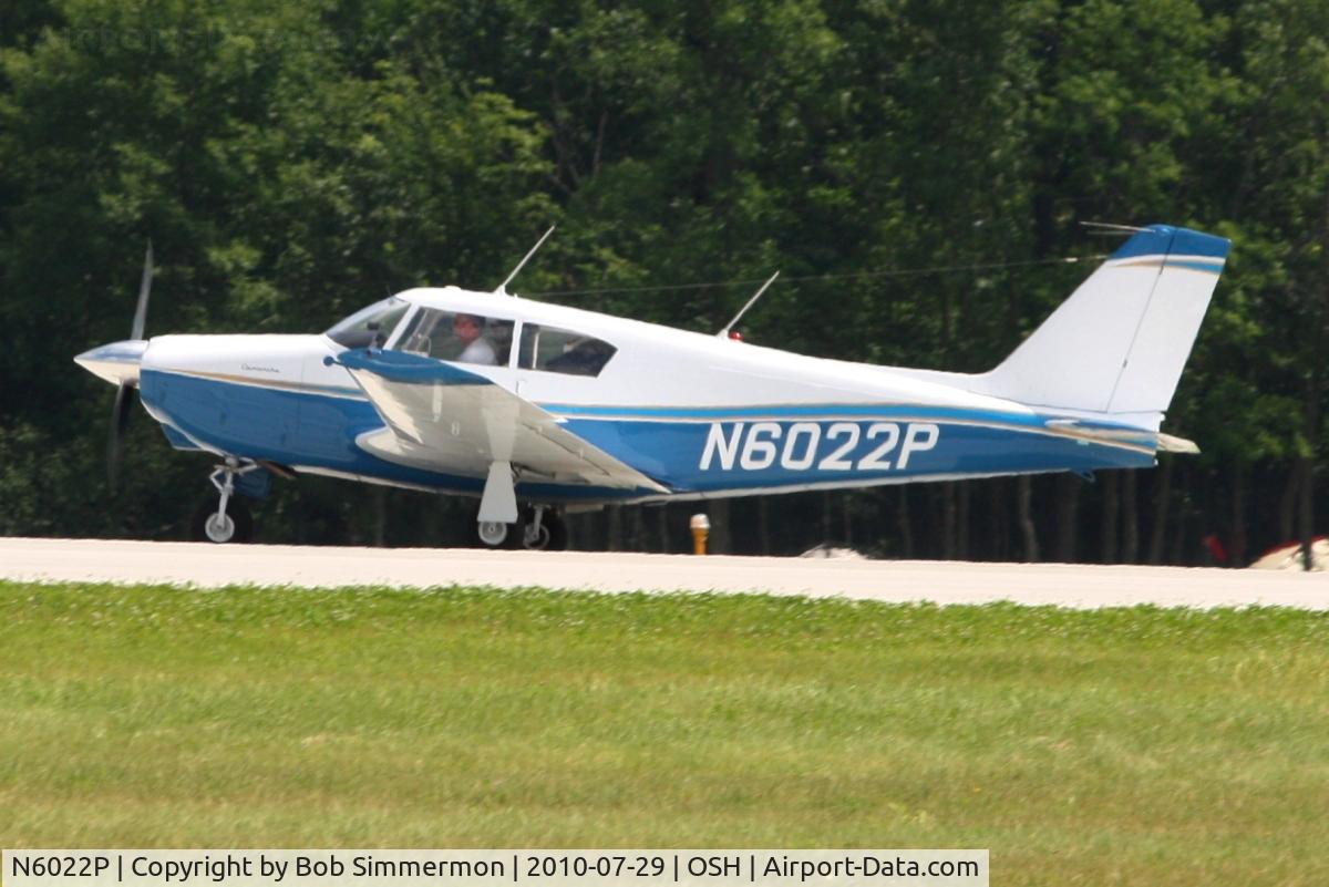 N6022P, 1959 Piper PA-24 Comanche C/N 24-1117, Departing Airventure 2010 - Oshkosh, Wisconsin