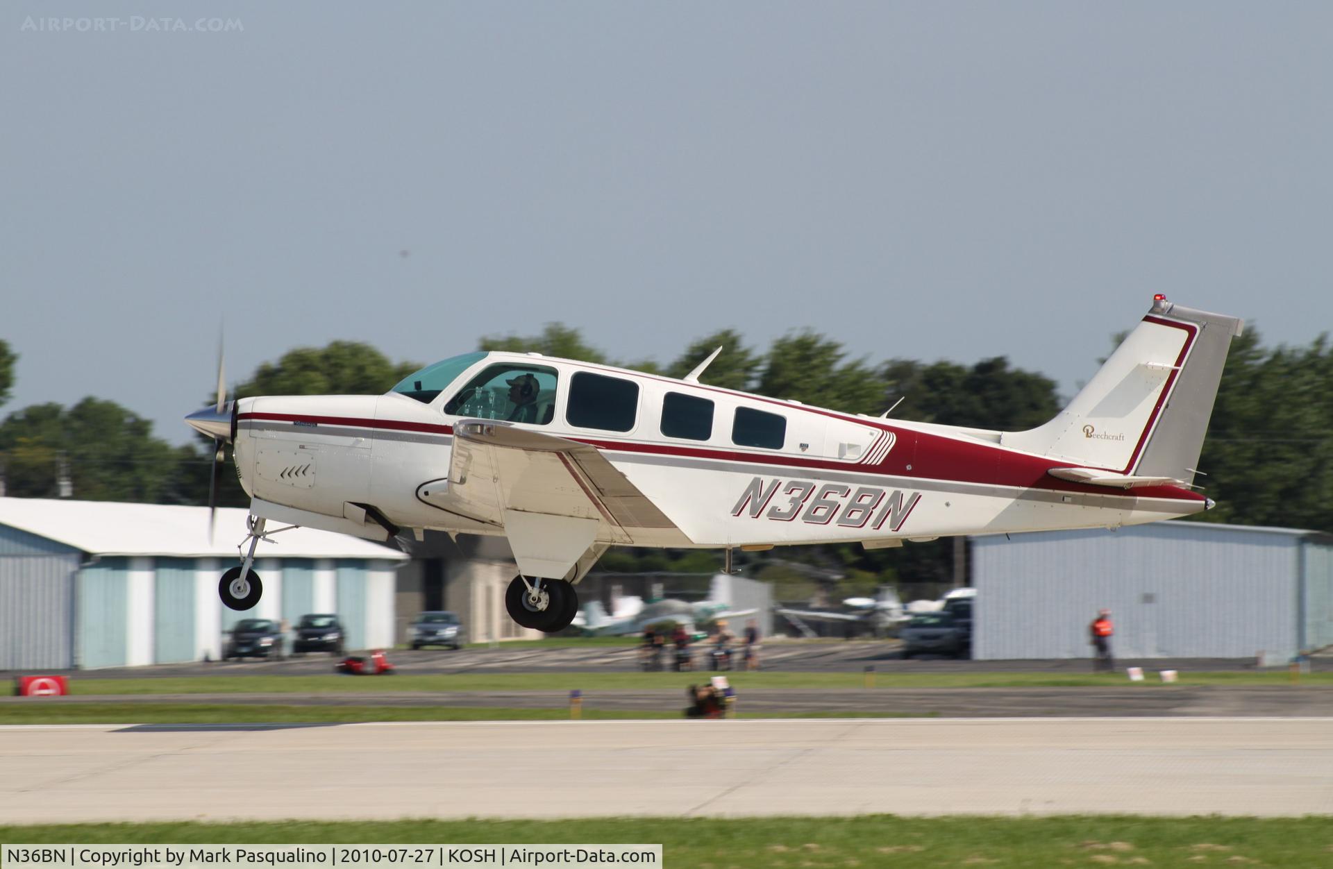 N36BN, 1977 Beech A36 Bonanza 36 C/N E-1058, Beech A36