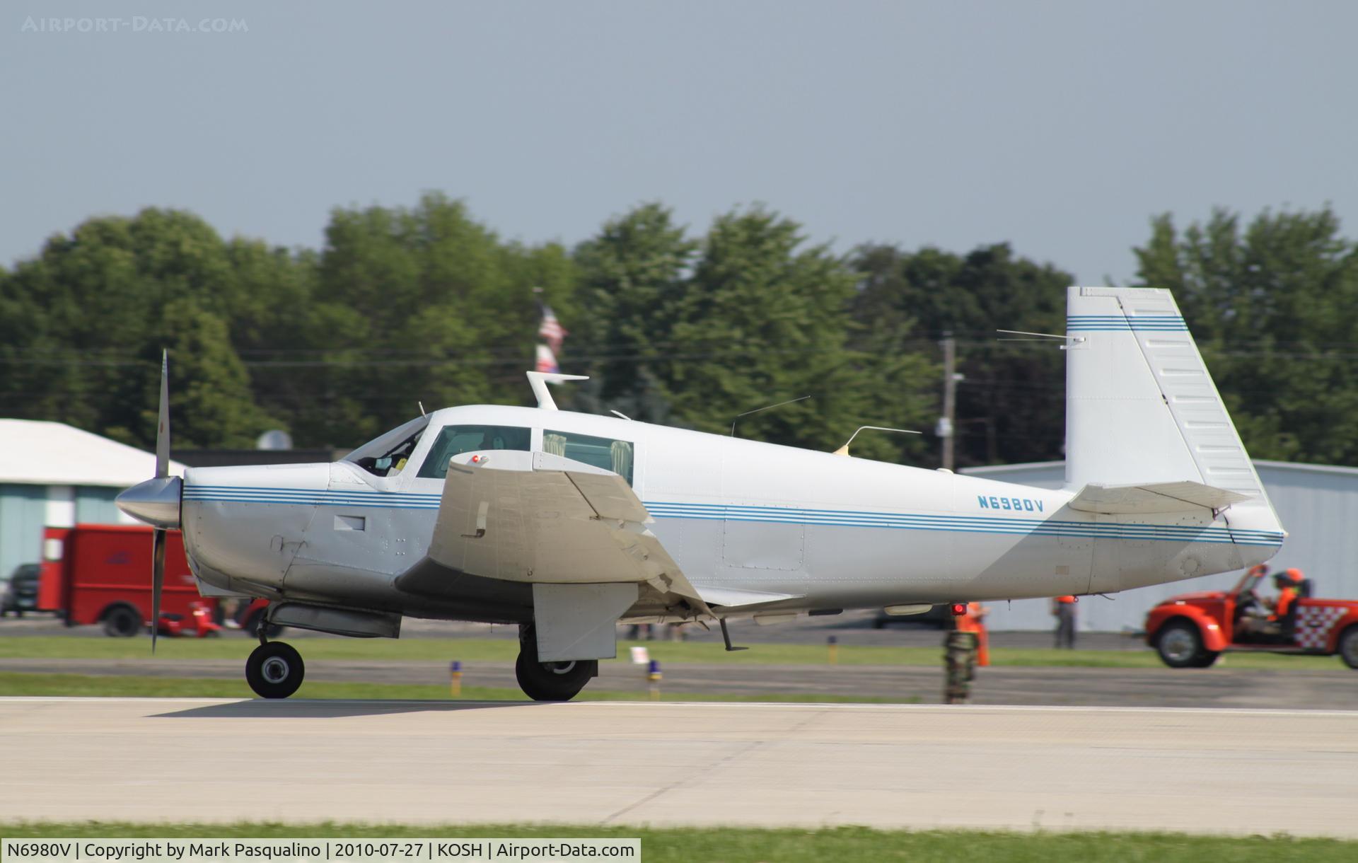 N6980V, 1976 Mooney M20C Ranger C/N 20-1195, Mooney M20C