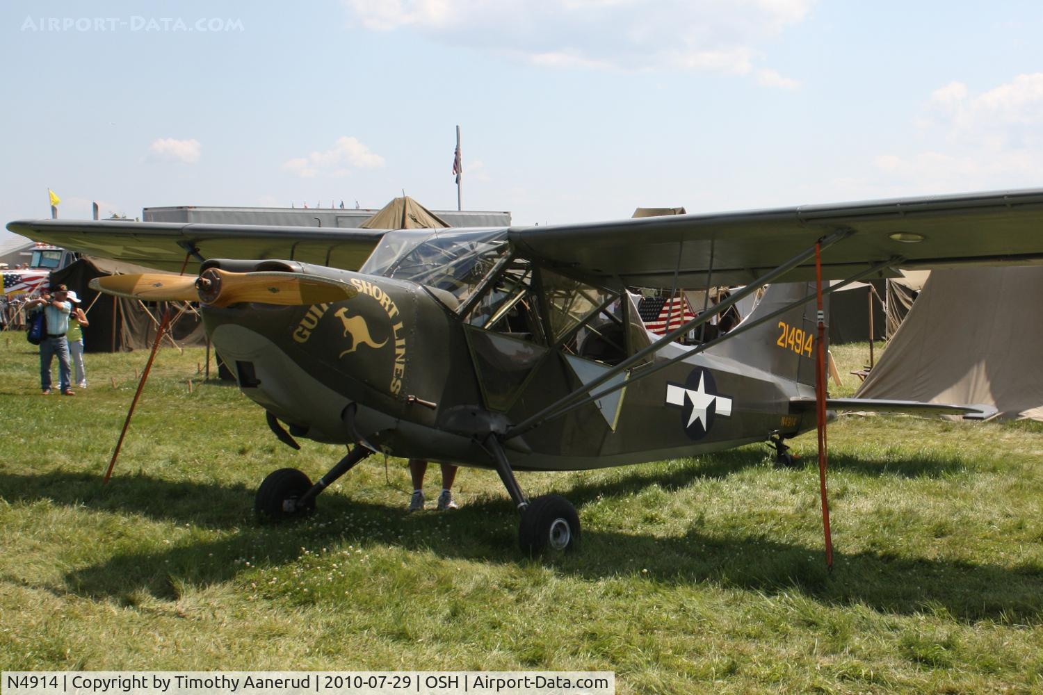 N4914, 1943 Stinson L-5 Sentinel C/N 1120, 1943 Stinson L-5, c/n: 1120