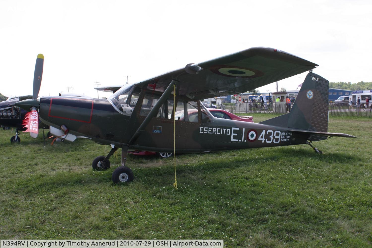 N394RV, SIAI-Marchetti SM-1019 C/N 040, Siai-marchetti SM 1019, c/n: 040