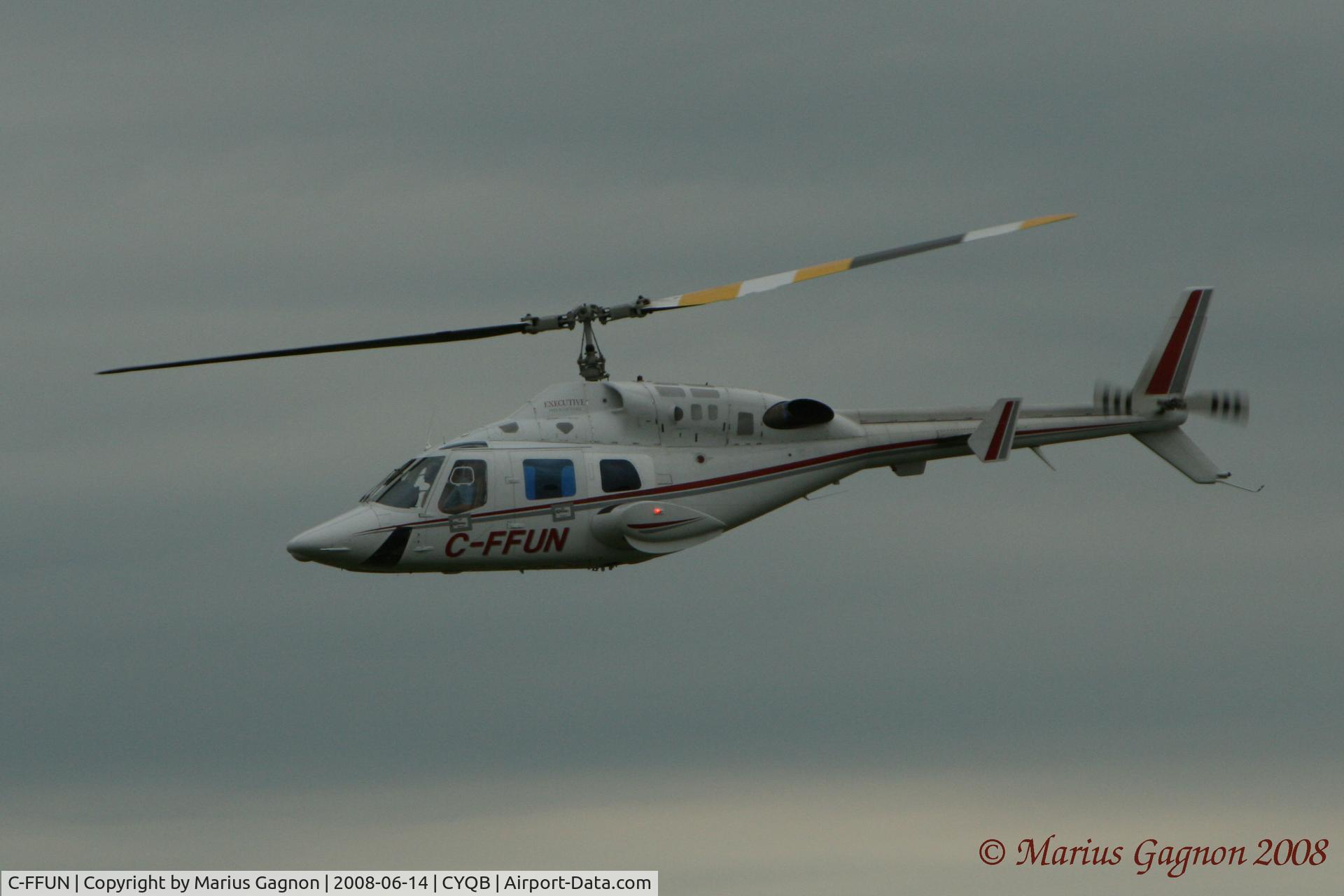 C-FFUN, Bell 222B C/N 47146, At Quebec Airshow 2008