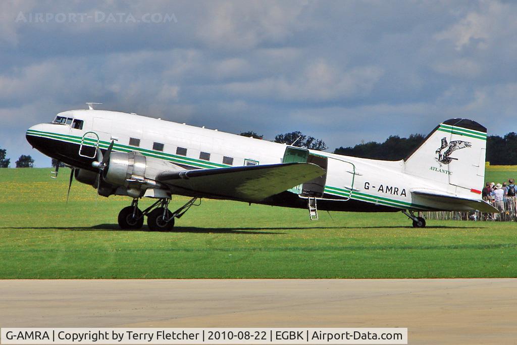 G-AMRA, 1944 Douglas DC-3C (C-47B-15-DK) C/N 15290, 1944 Douglas Aircraft Company Inc DOUGLAS DC-3C-R-1830-90C, c/n: 15290/26735 at 2010 Sywell Air Show