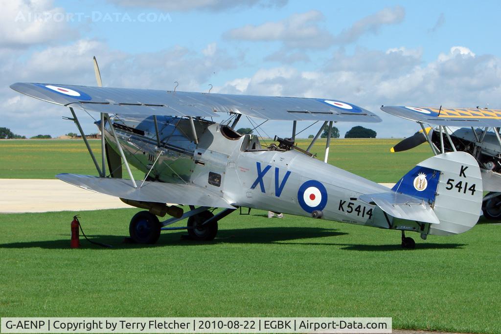 G-AENP, 1935 Hawker Hind C/N 41H/81902, 1935 Hawker Aircraft Ltd HAWKER HIND, c/n: 41H/81902 at 2010 Sywell Airshow