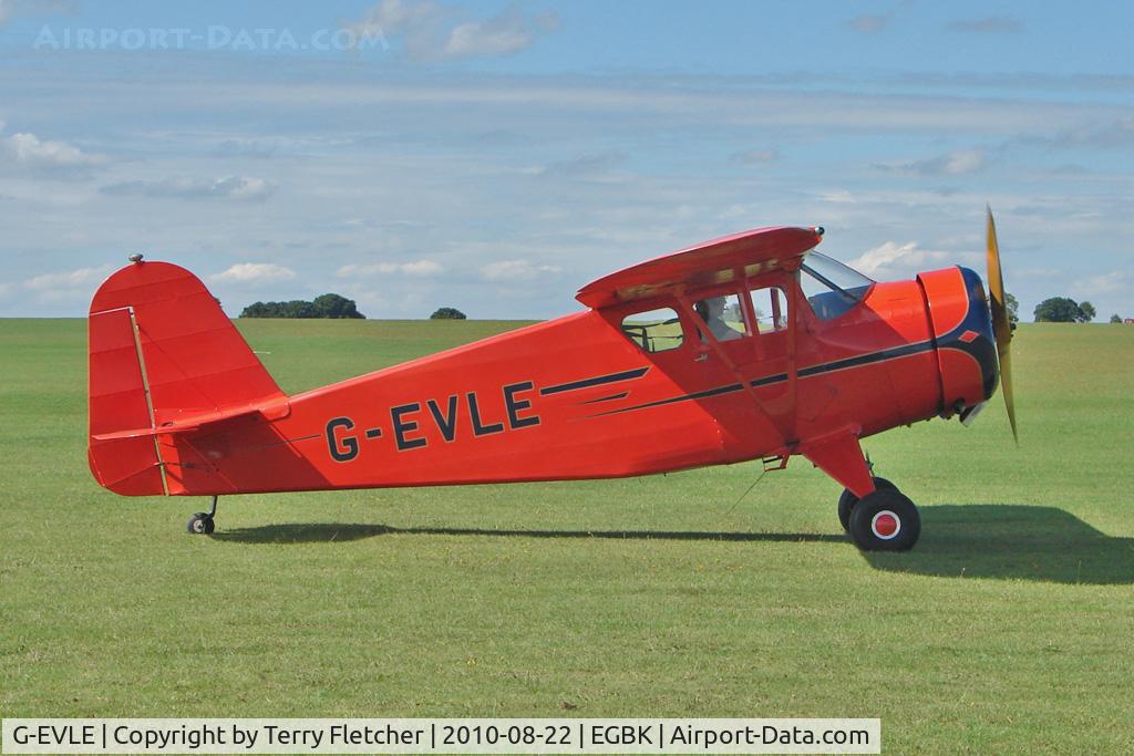 G-EVLE, 1939 Rearwin 8125 Cloudster C/N 803, 1939 Rearwin Aircraft And Engines Inc REARWIN 8125 CLOUDSTER, c/n: 803 at 2010 Sywell Airshow