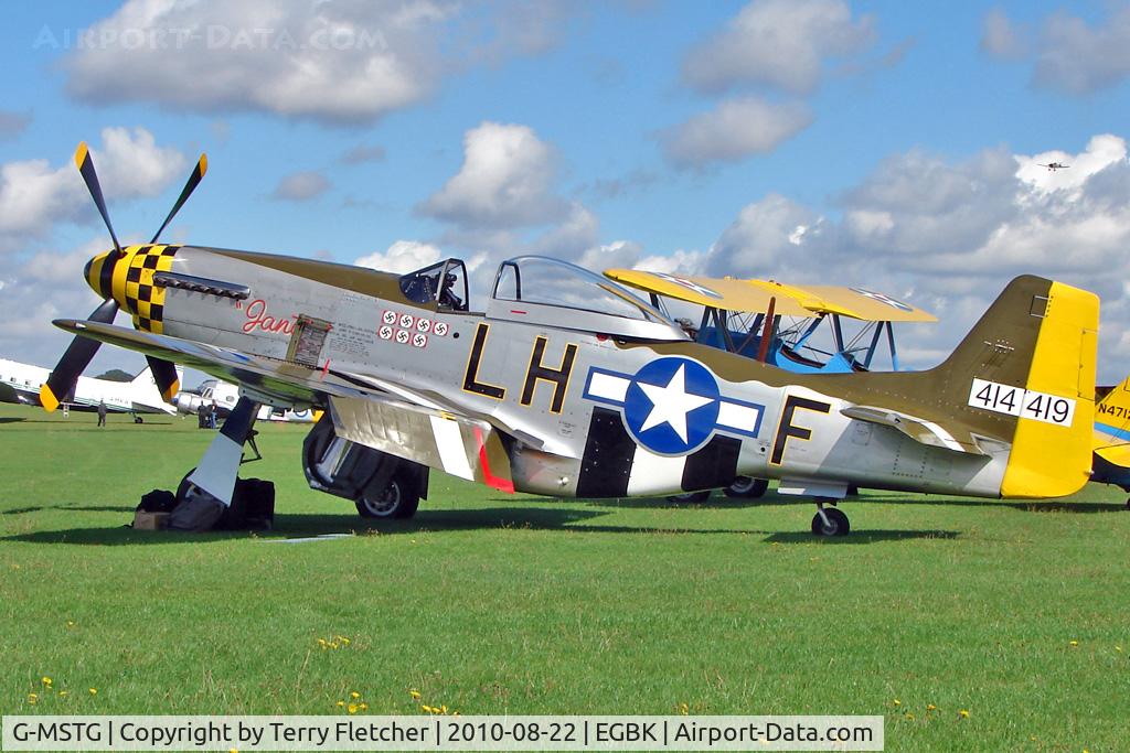 G-MSTG, 1945 North American P-51D Mustang C/N 124-48271, 1945 North American Aviation Inc NORTH AMERICAN P-51D MUSTANG, c/n: 124-48271 at 2010 Sywell Airshow