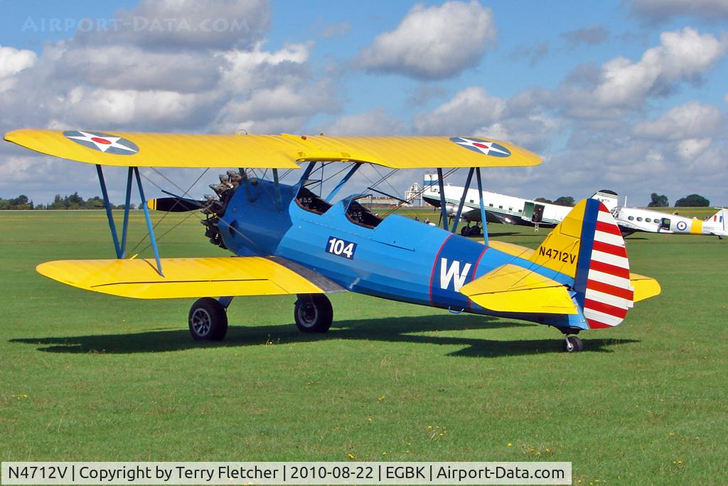 N4712V, 1949 Boeing E75 C/N 75-5094, 1949 Boeing E75, c/n: 75-5094 at 2010 Sywell Airshow