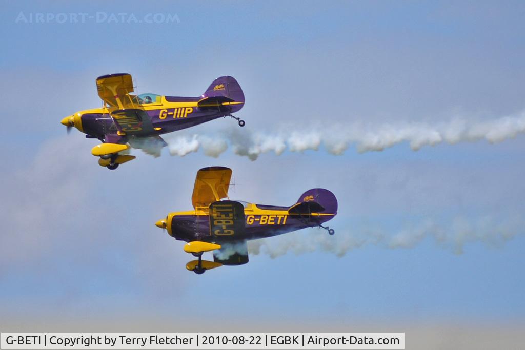 G-BETI, 1981 Pitts S-1D Special C/N PFA 009-10156, One of a pair of Pitts displaying at 2010 Sywell Airshow