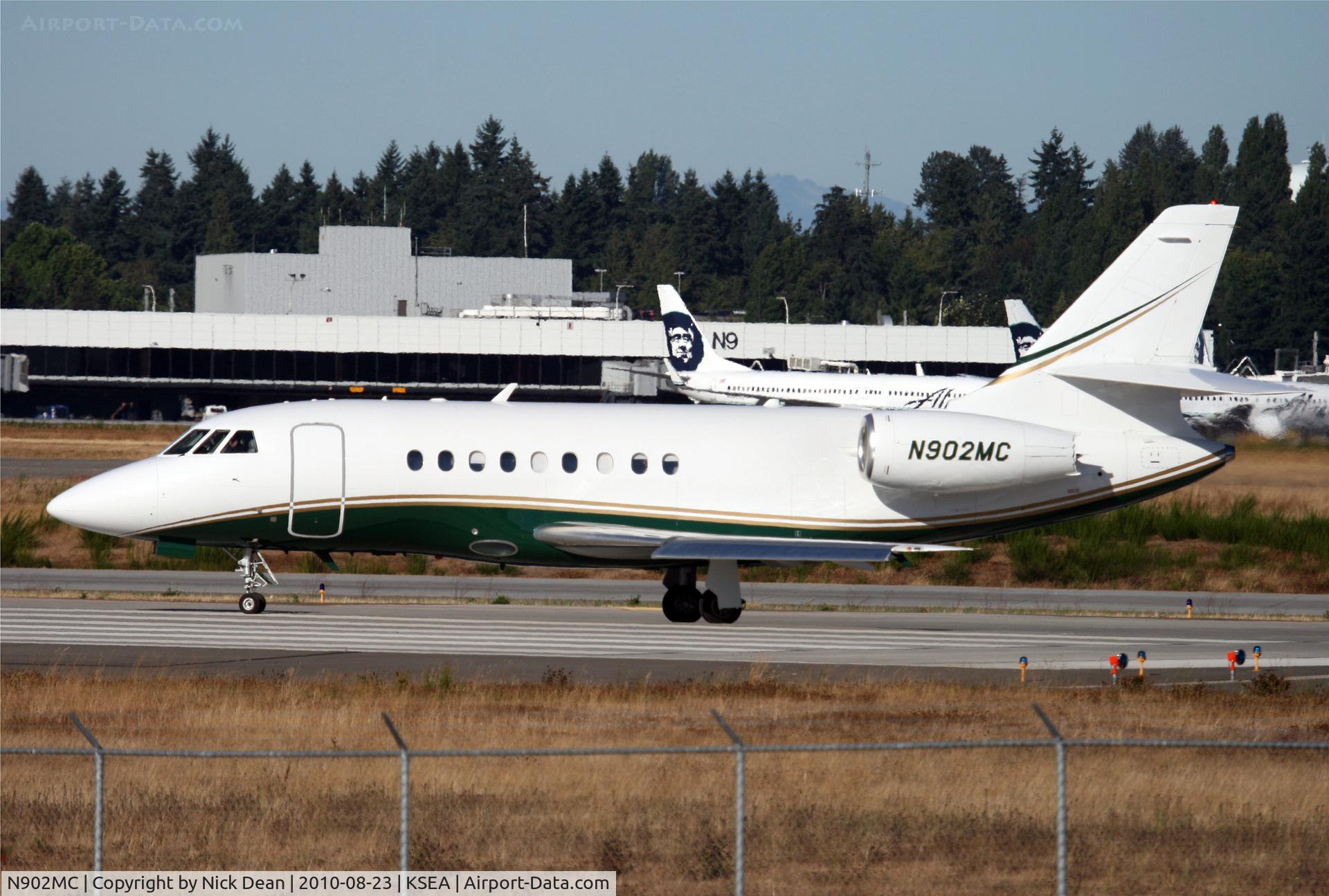 N902MC, 2000 Dassault Falcon 2000 C/N 130, KSEA