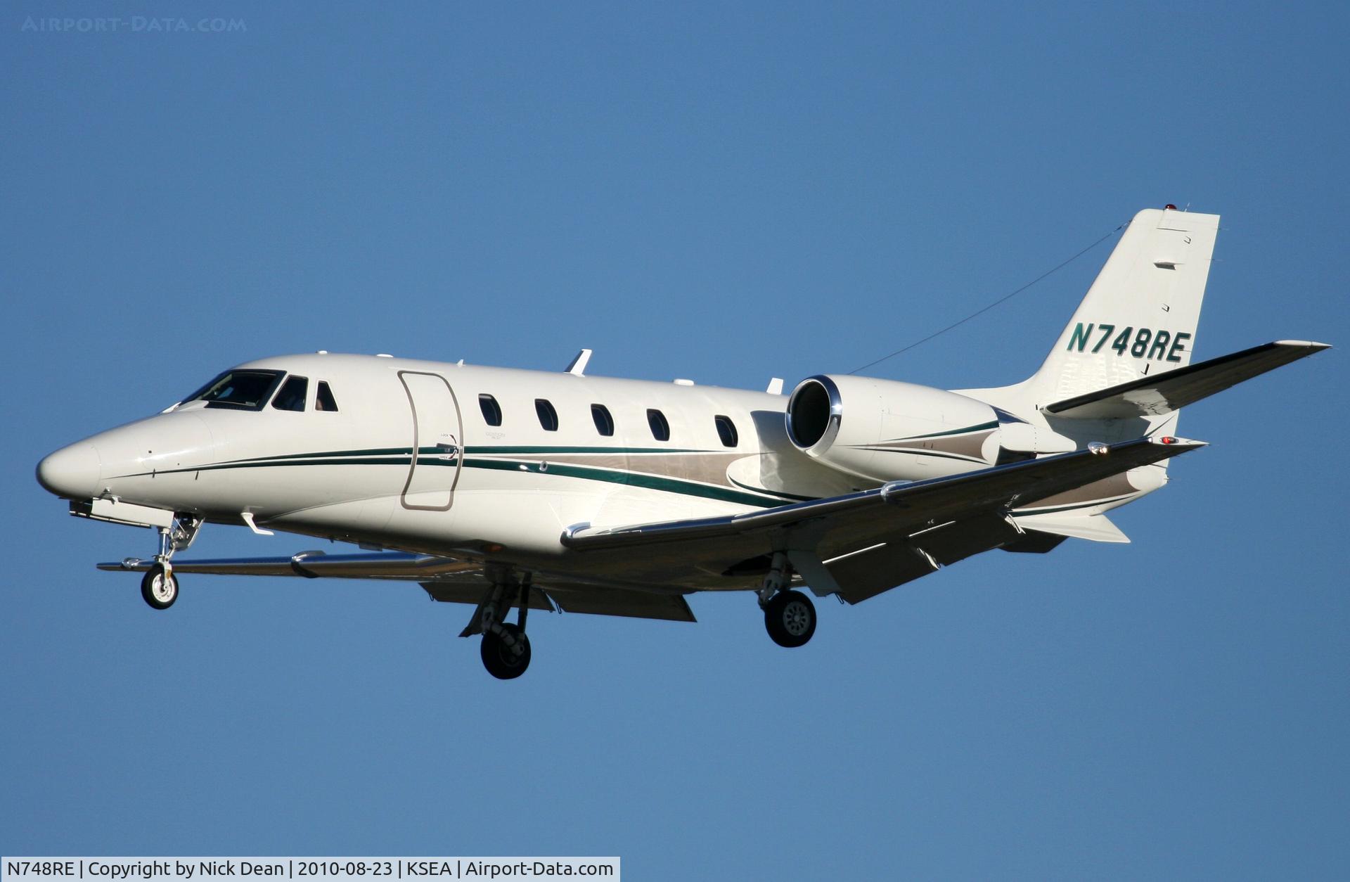 N748RE, 2008 Cessna 560XL C/N 560-6008, KSEA