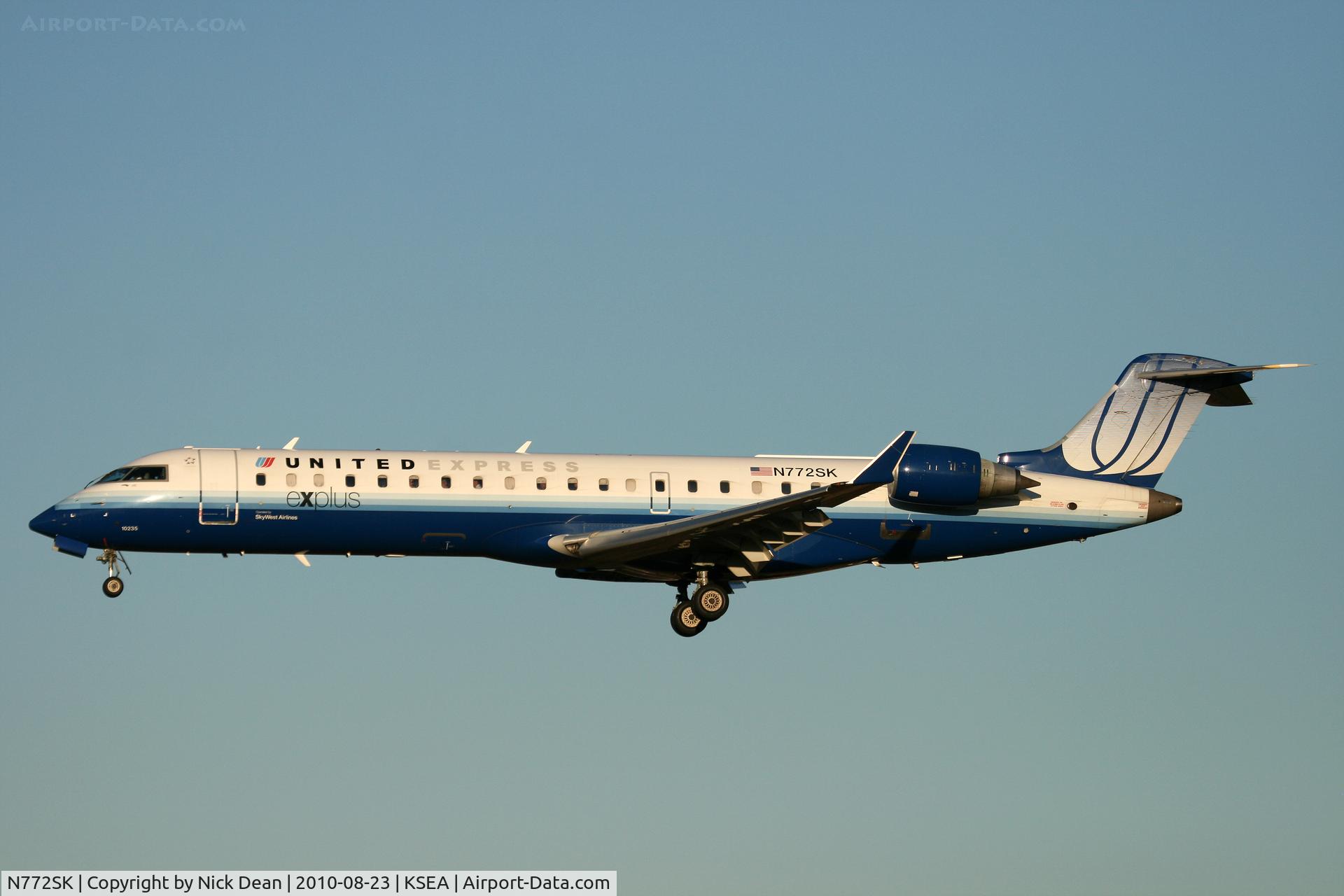 N772SK, 2005 Bombardier CRJ-702 (CL-600-2C10) Regional Jet C/N 10235, KSEA