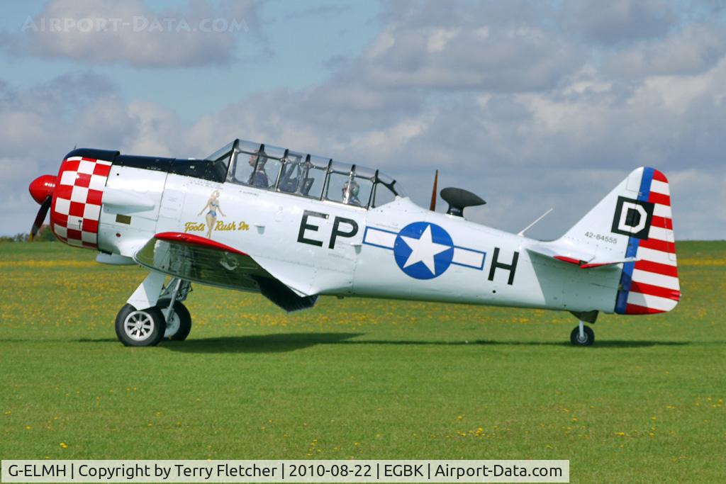 G-ELMH, 1942 North American AT-6D Harvard III C/N 88-16336 (42-84555), 1942 North American Aviation Inc AT-6D HARVARD III, c/n: 88-16336 at 2010 Sywell Show
