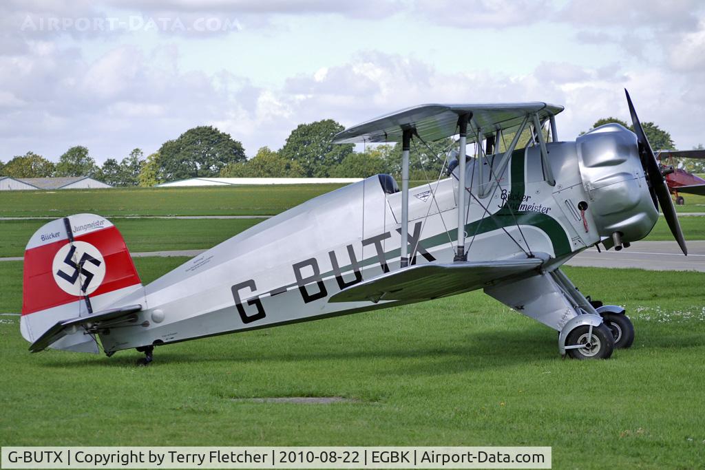 G-BUTX, 1940 Bucker Bu-133C Jungmeister C/N ES.1-4, 1940 Bucker Gmbh BUCKER BU133C, c/n: ES.1-4 at 2010 Sywell Airshow